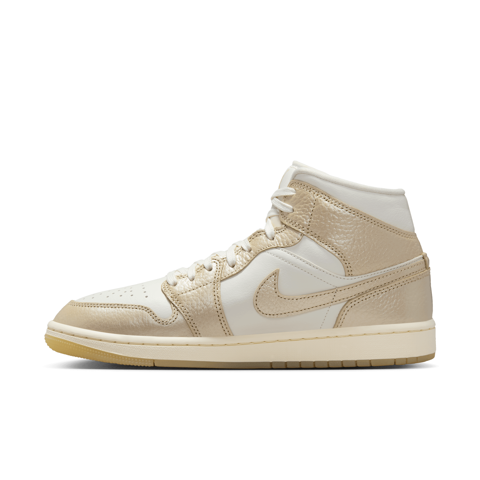 Women's Air Jordan 1 Mid SE "Metallic Team Gold"