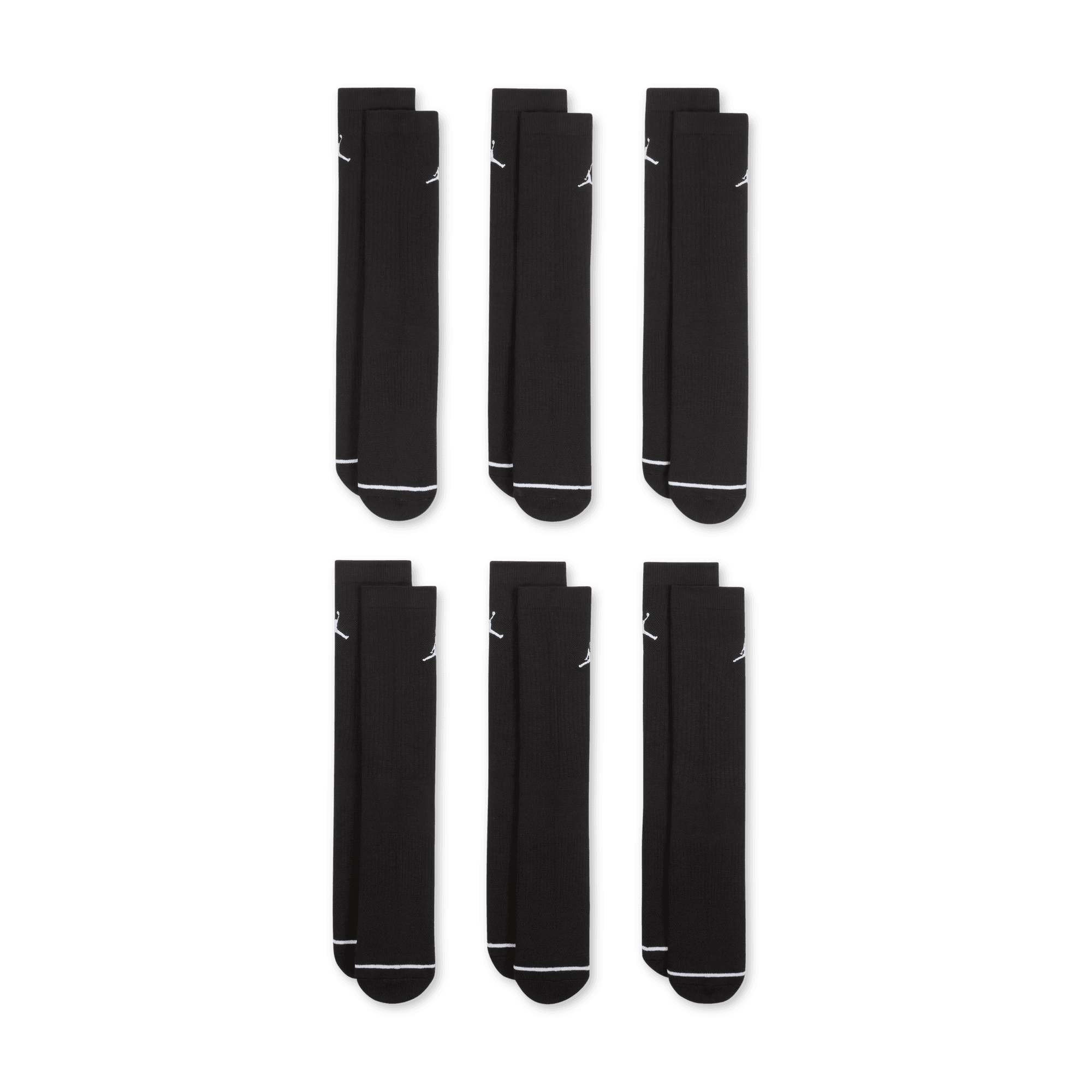 Jordan Everyday Cushioned Crew Socks (6 Pairs) "Unisex"