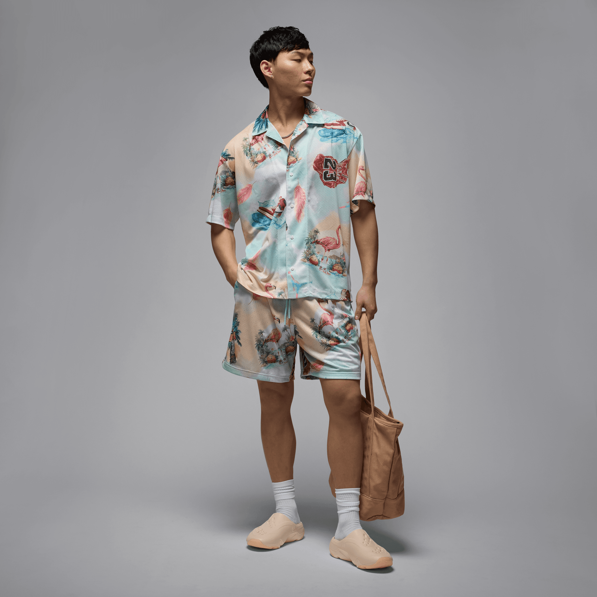 Men's Jordan Essentials Printed Camp Top