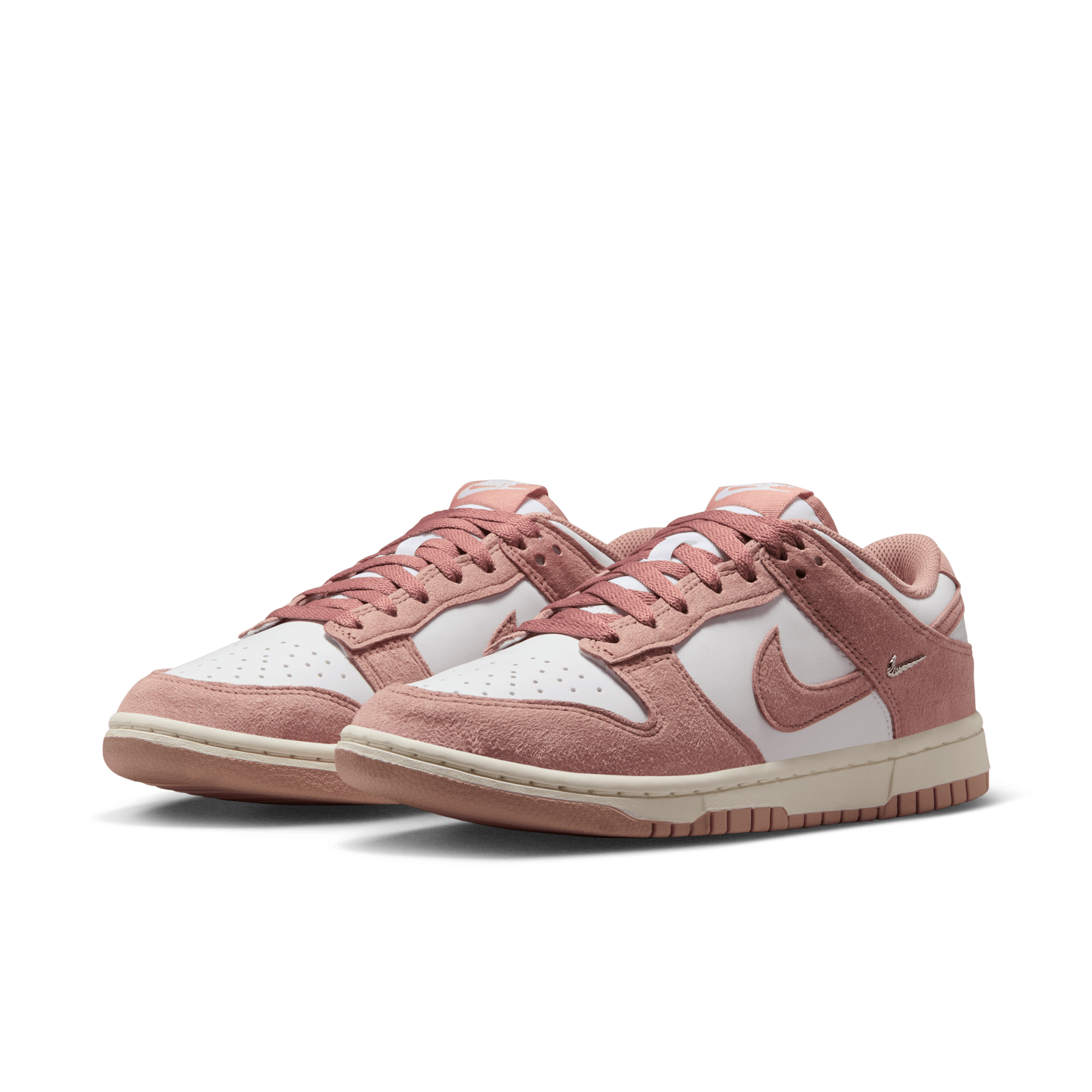 Women's Nike Dunk Low "Rose Whisper Mini Swoosh"
