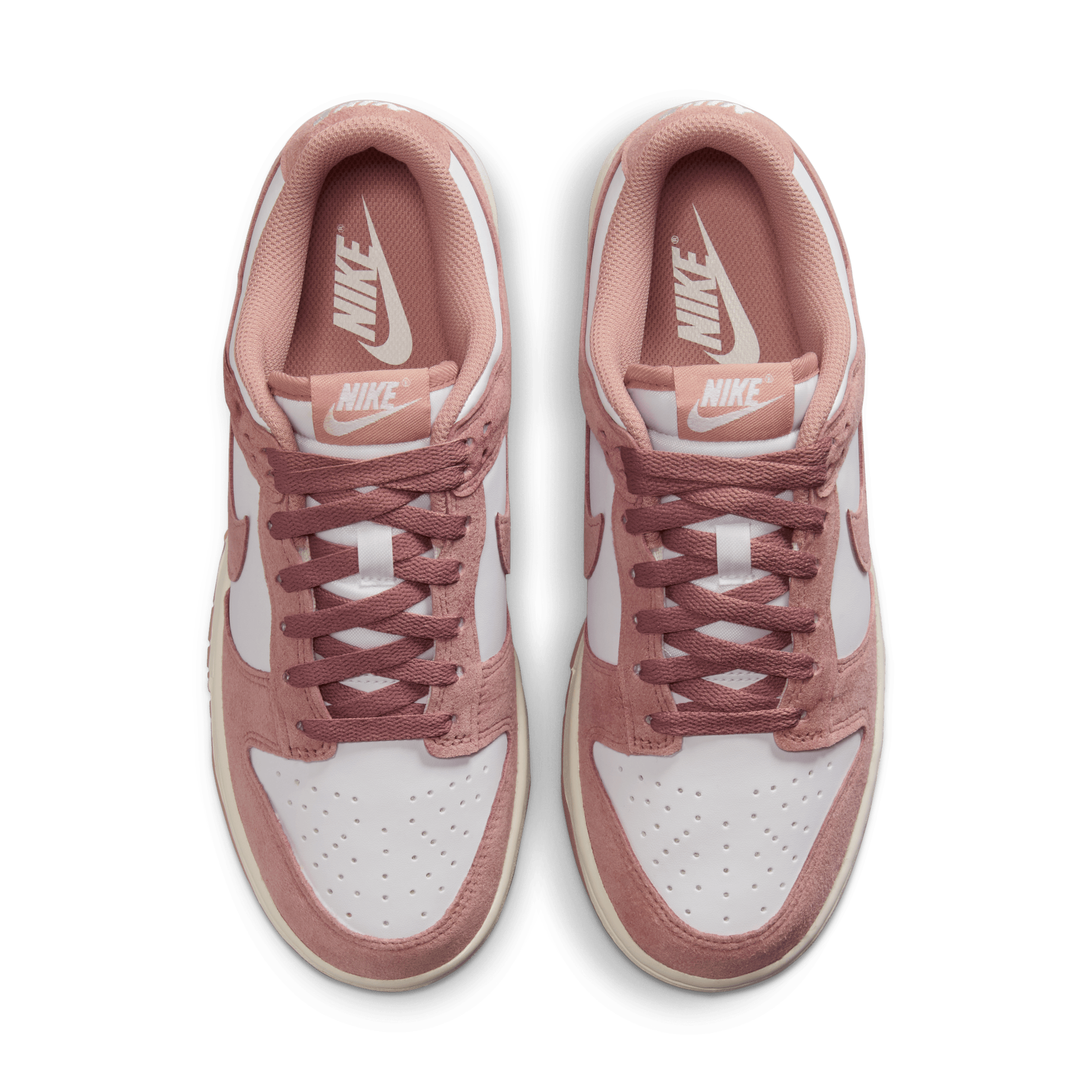 Women's Nike Dunk Low "Rose Whisper Mini Swoosh"