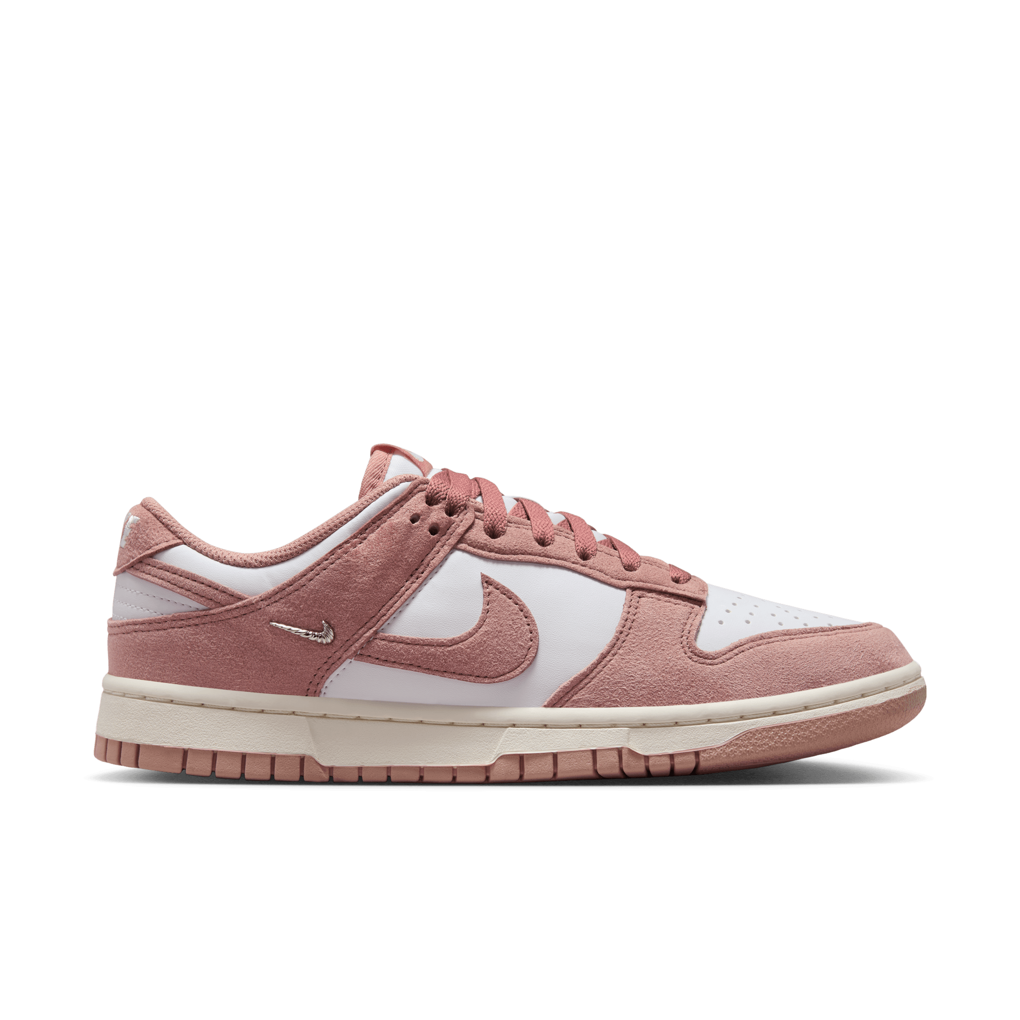 Women's Nike Dunk Low "Rose Whisper Mini Swoosh"