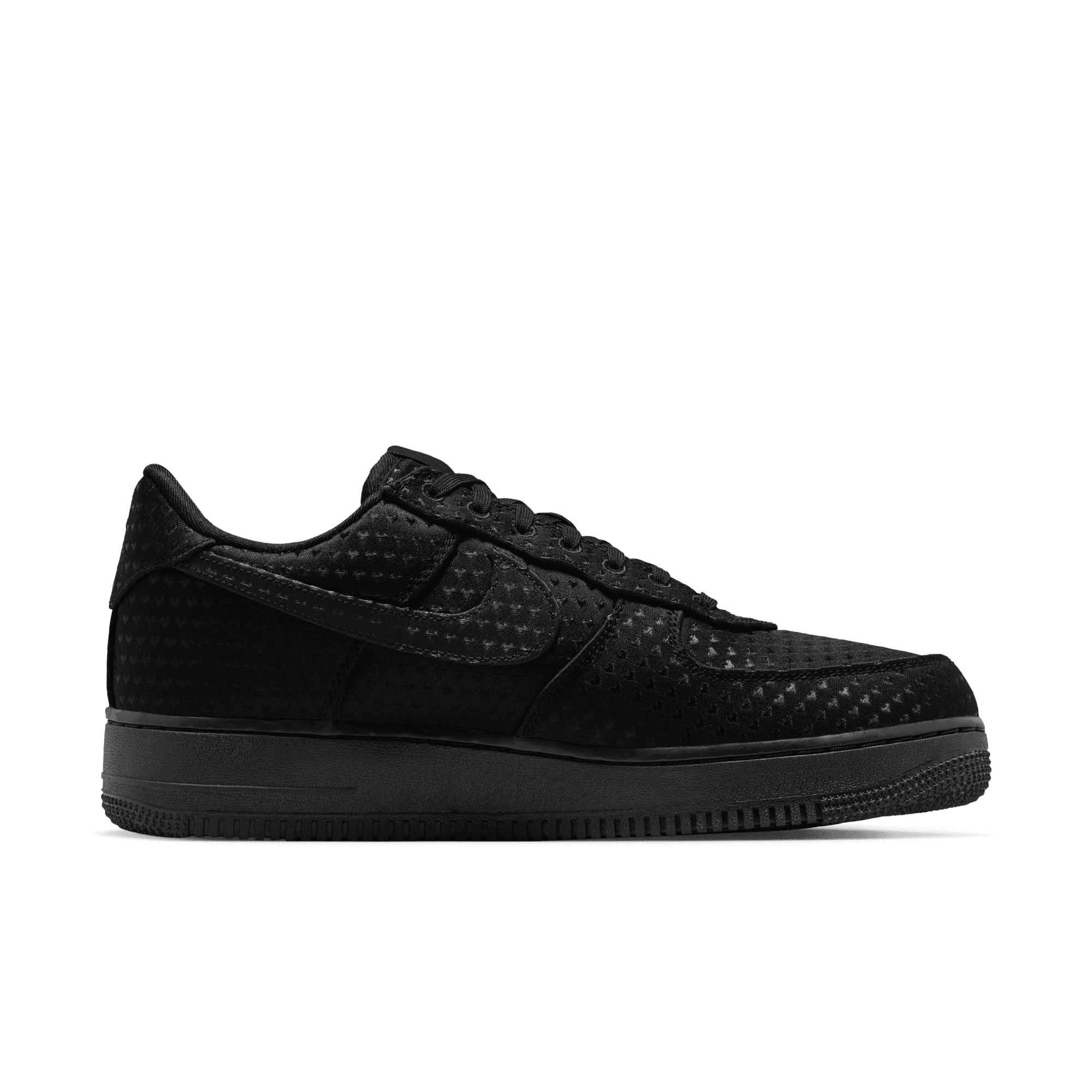 Men's Nike Air Force 1 Retro "Valentine's Day Triple Black"