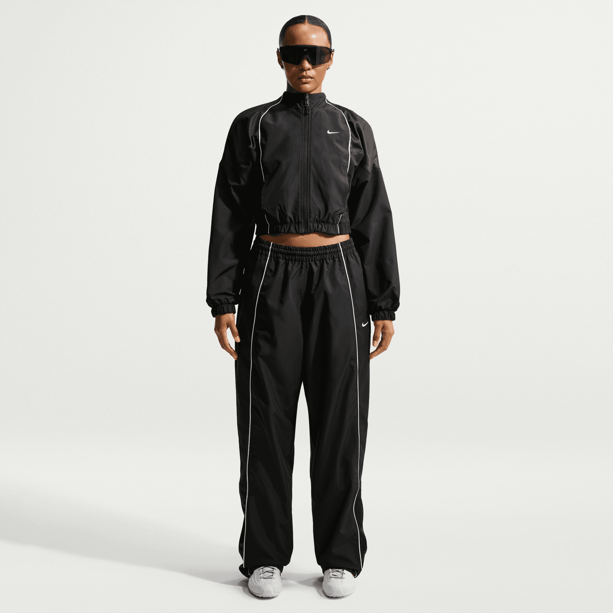 Women's Nike Sportswear Oversized Mid-Rise Track Pants