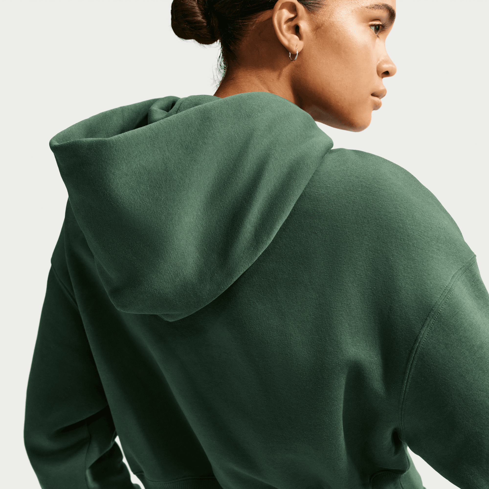 Women's Nike Sportswear Phoenix Fleece Oversized Cropped Henley Hoodie