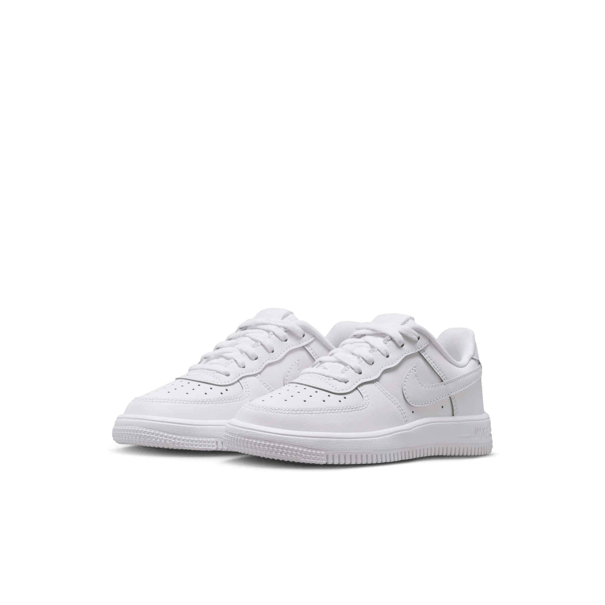 Little Kids' Nike Force 1 Low "Triple White"