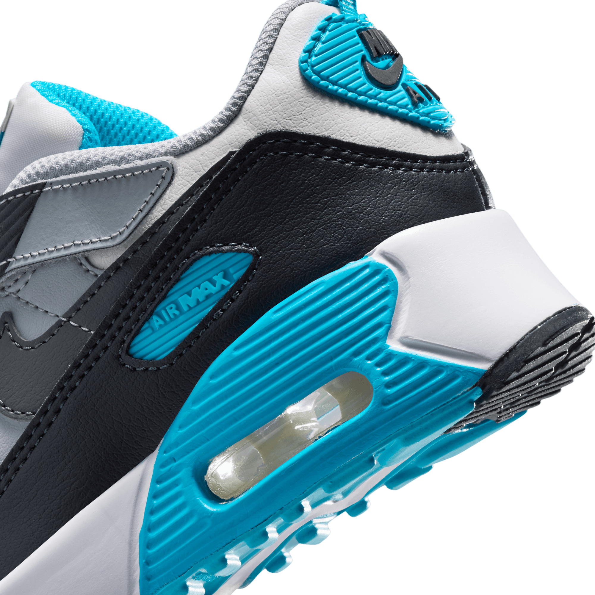 Little Kids' Nike Air Max 90 EasyOn "Platinum Tint Blue Lightning"