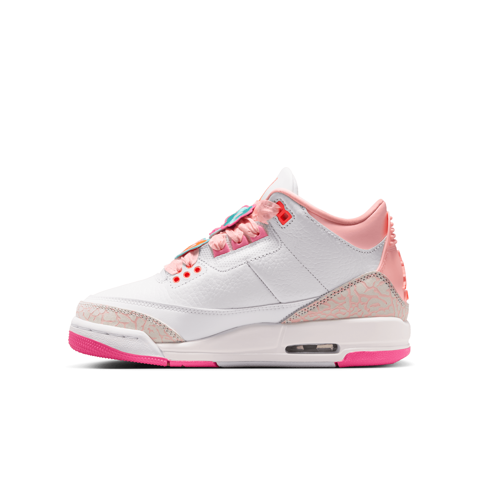 Big Kids' Air Jordan 3 Retro "Spring Flowers"