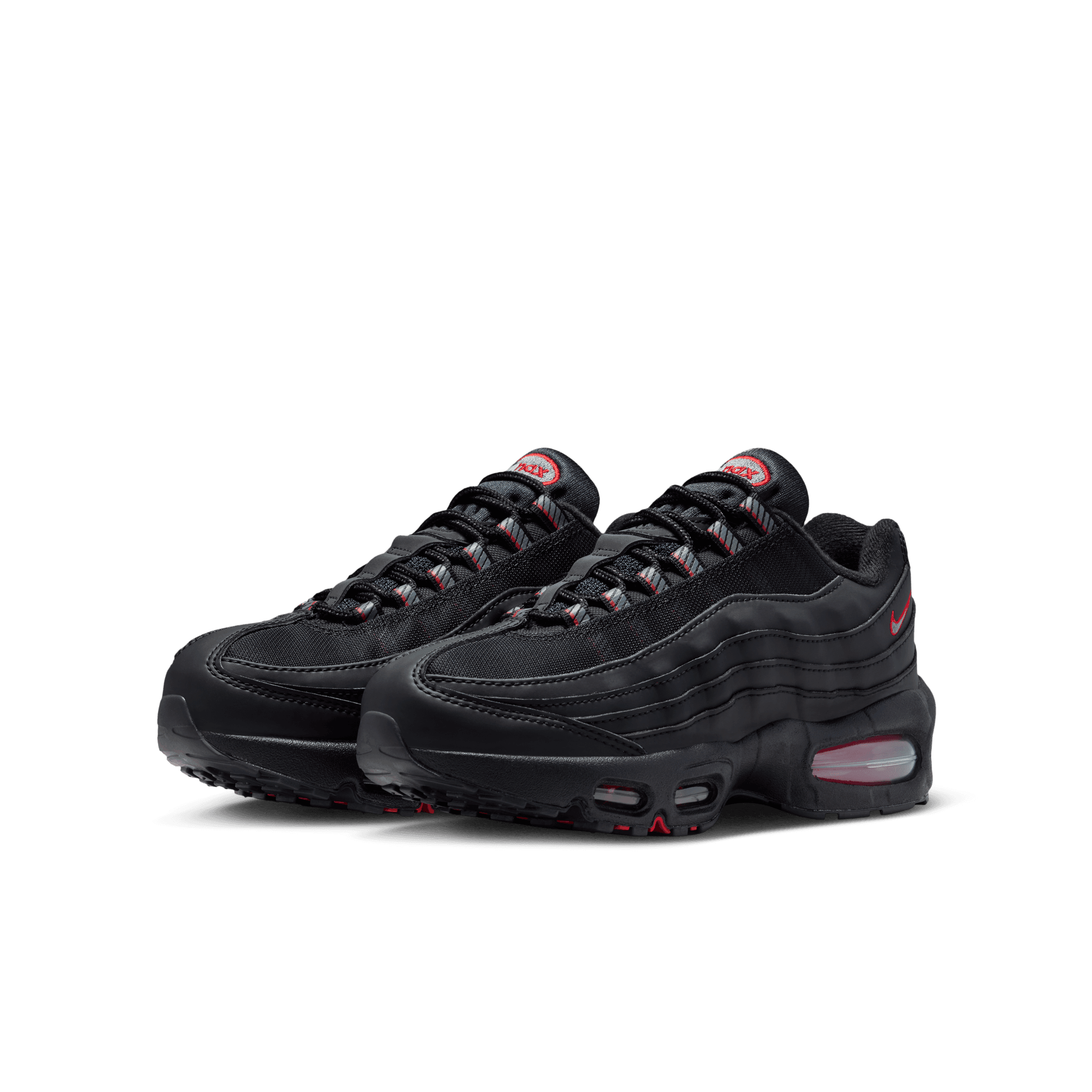 Big Kids' Nike Air Max 95 "Racing Pack - Black University Red"