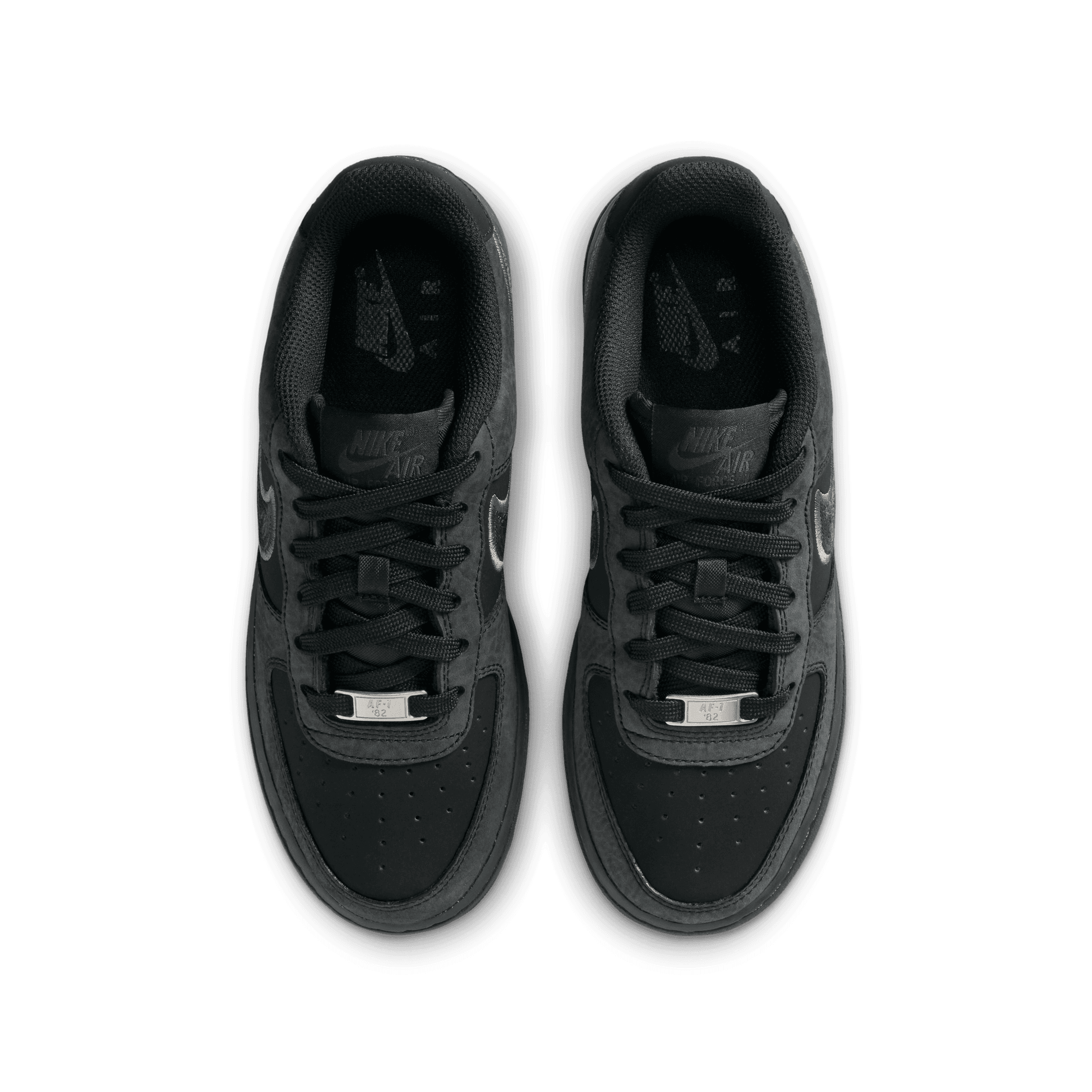 Big Kids' Nike Air Force 1 LV8 "Black Dark Smoke"