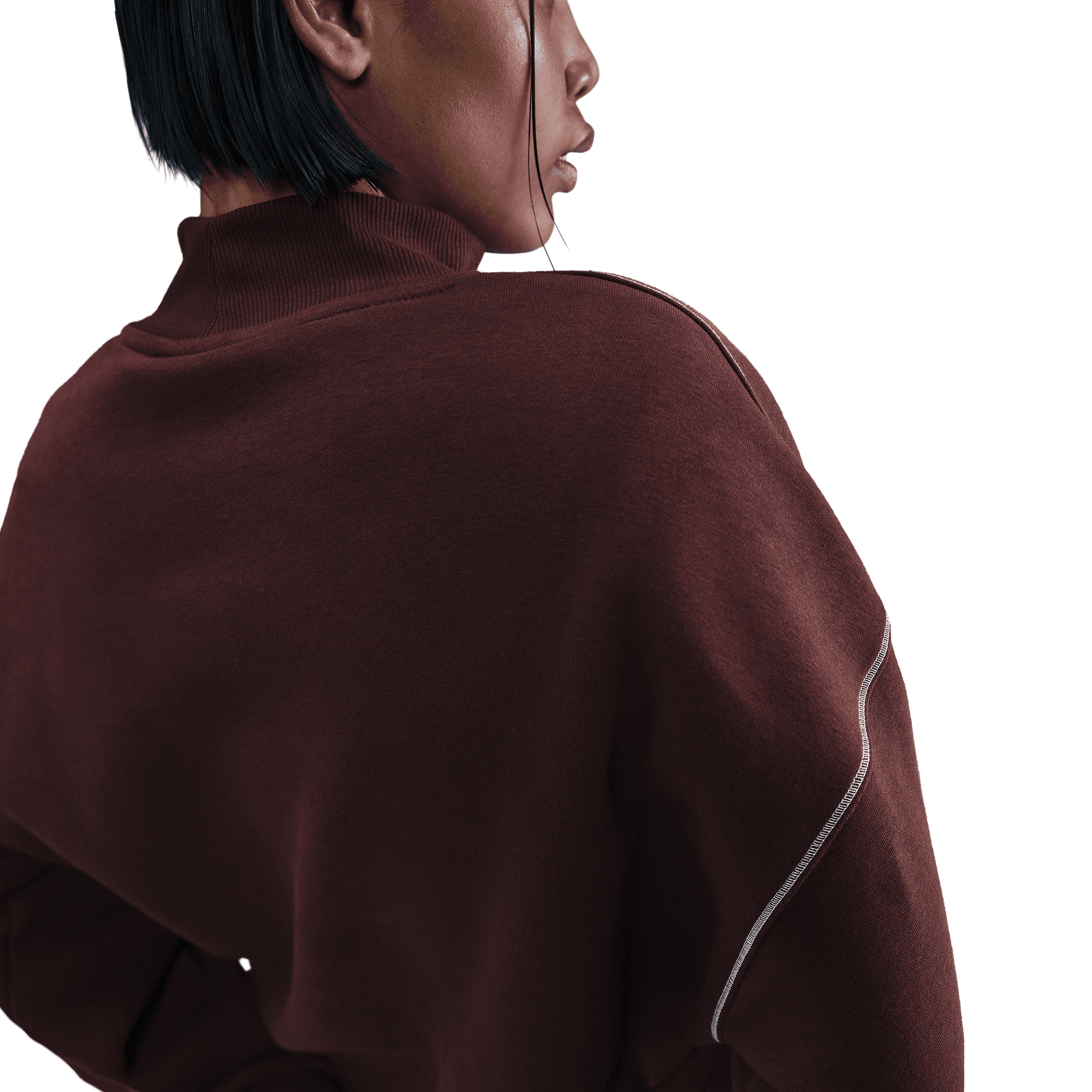 Women's Nike Sportswear Phoenix Fleece Mock-Neck Sweatshirts