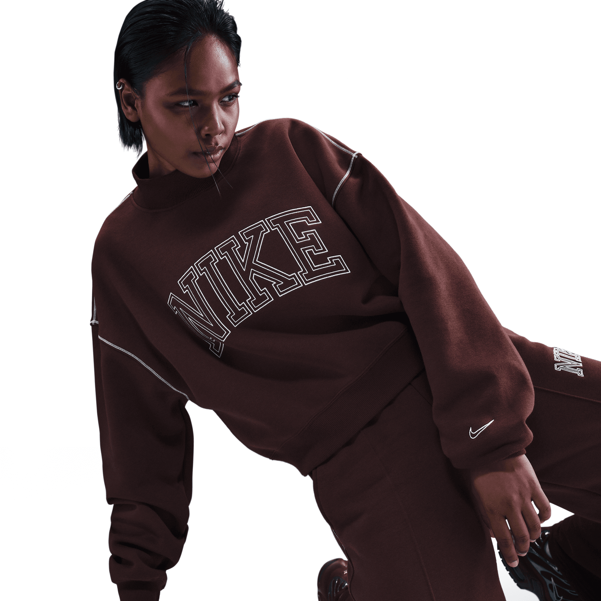 Women's Nike Sportswear Phoenix Fleece Mock-Neck Sweatshirts