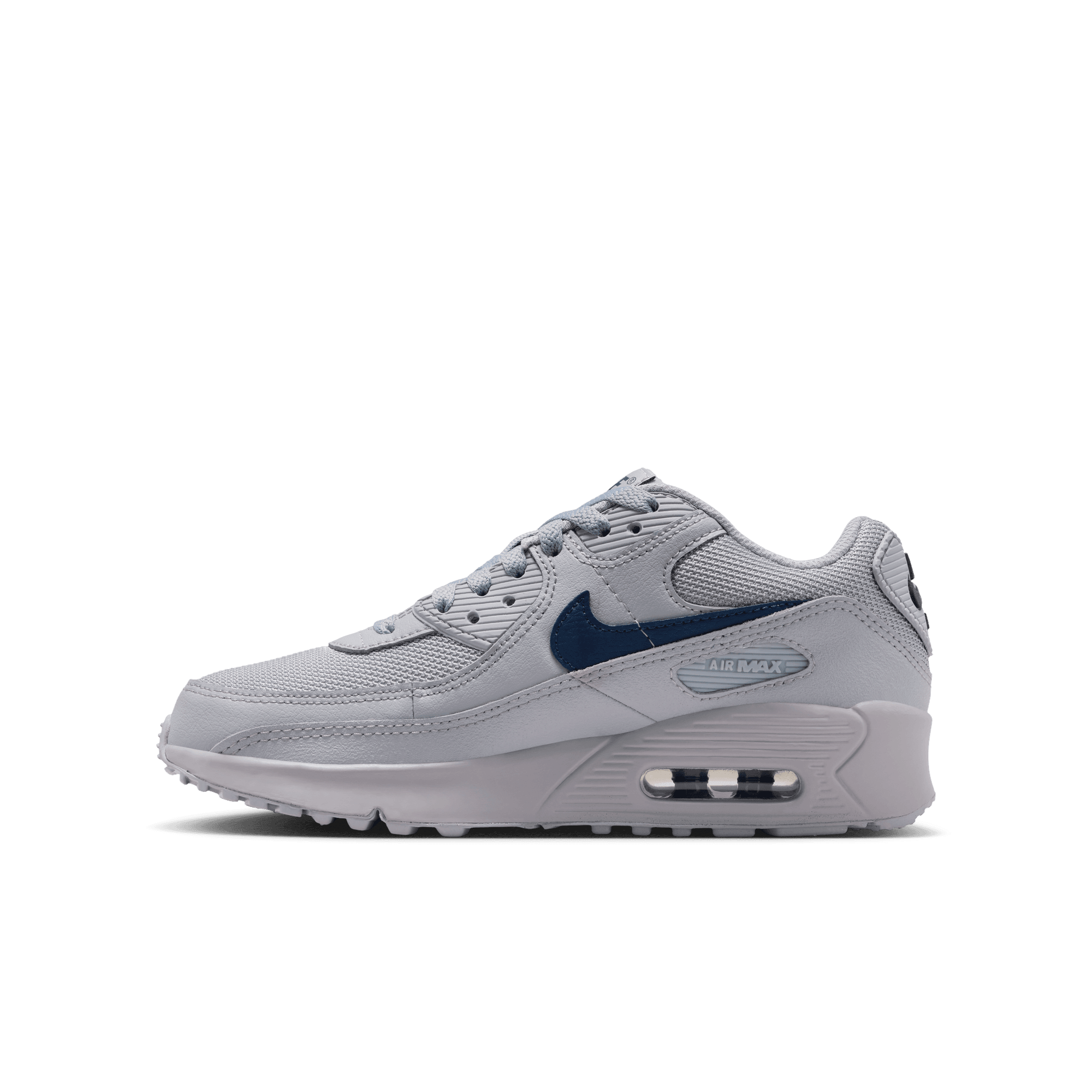 Big Kids' Nike Air Max 90 "Wolf Grey" (Unisex)