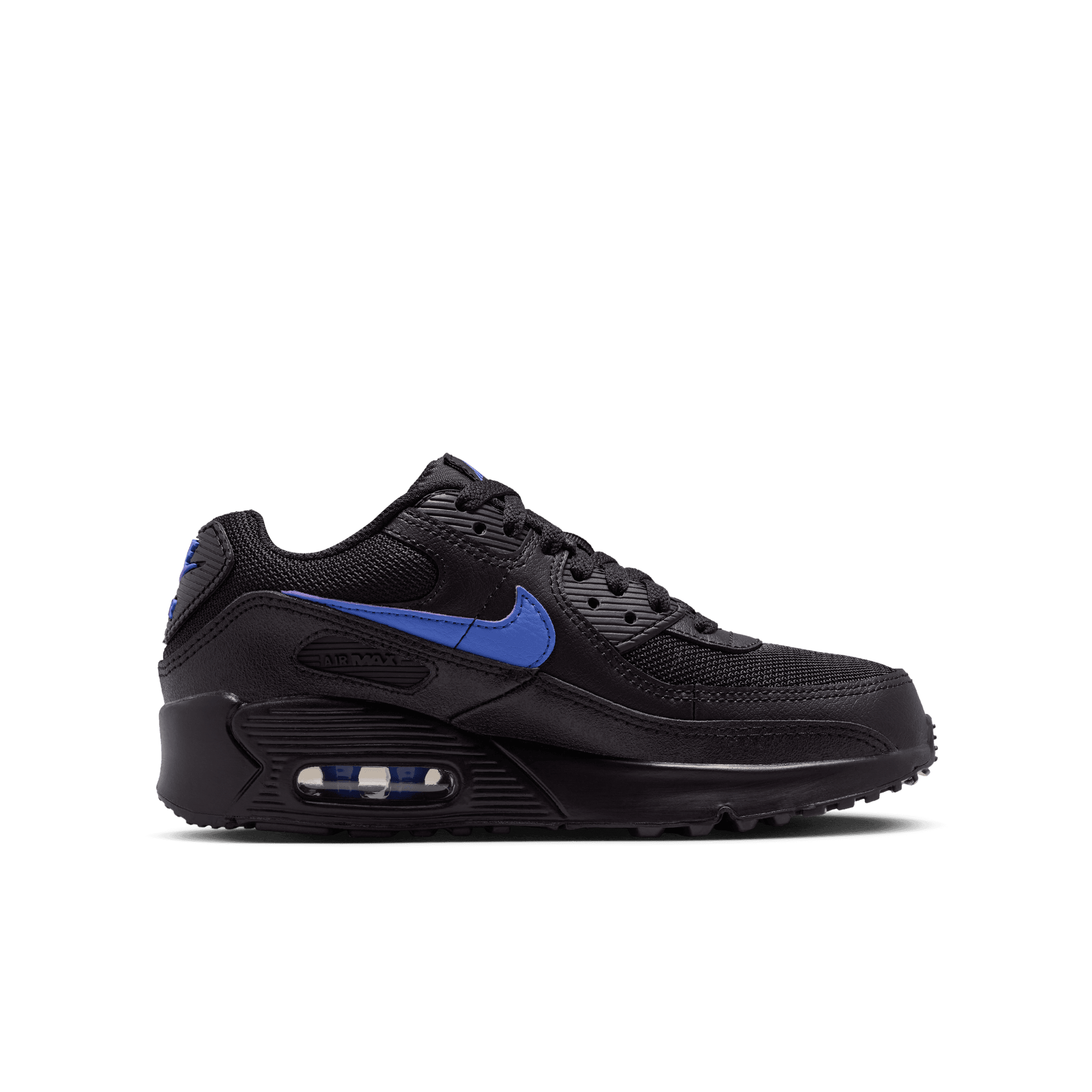 Big Kids' Nike Air Max 90 "Black Sapphire" (Unisex)