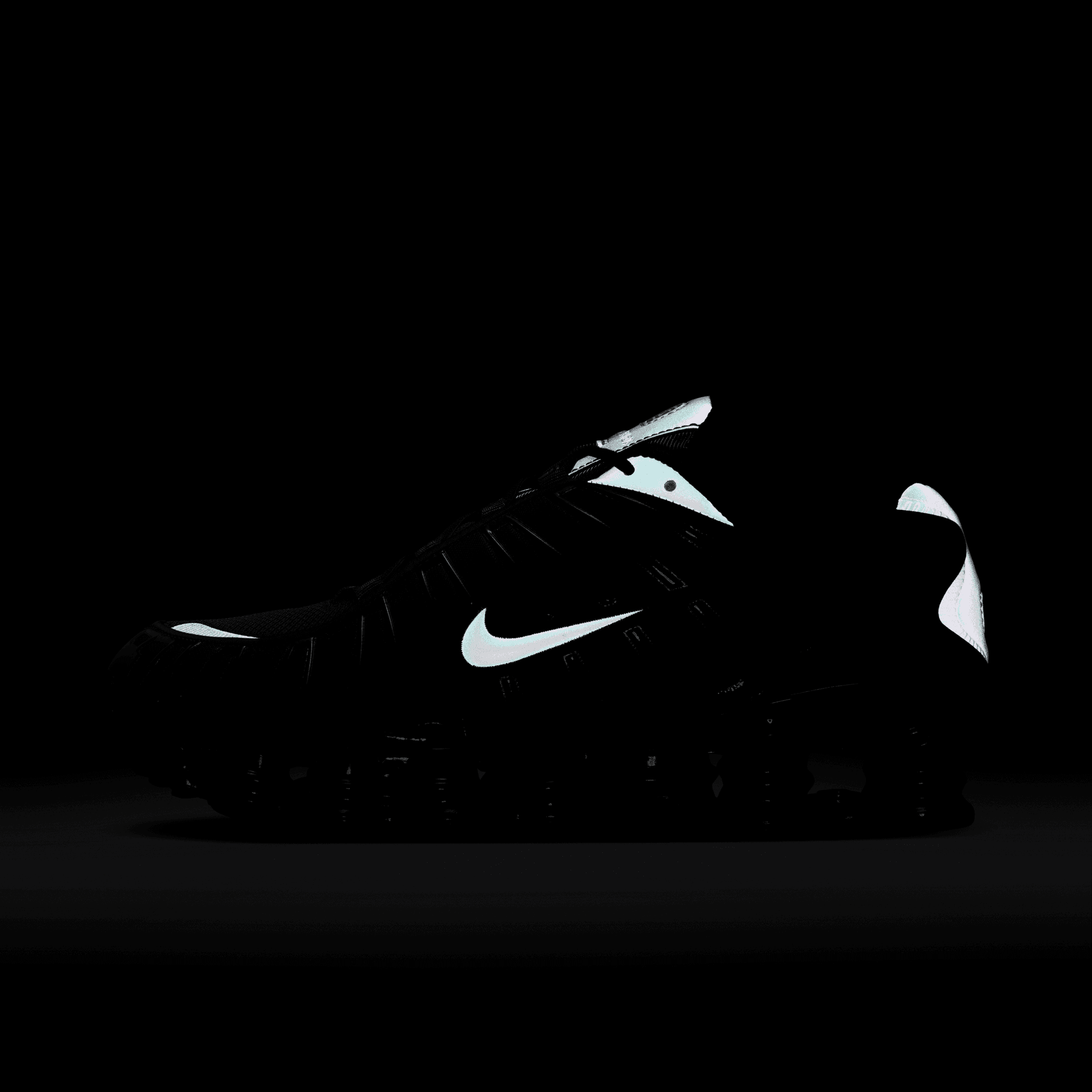 Men's Nike Shox TL "Black Metallic Silver"