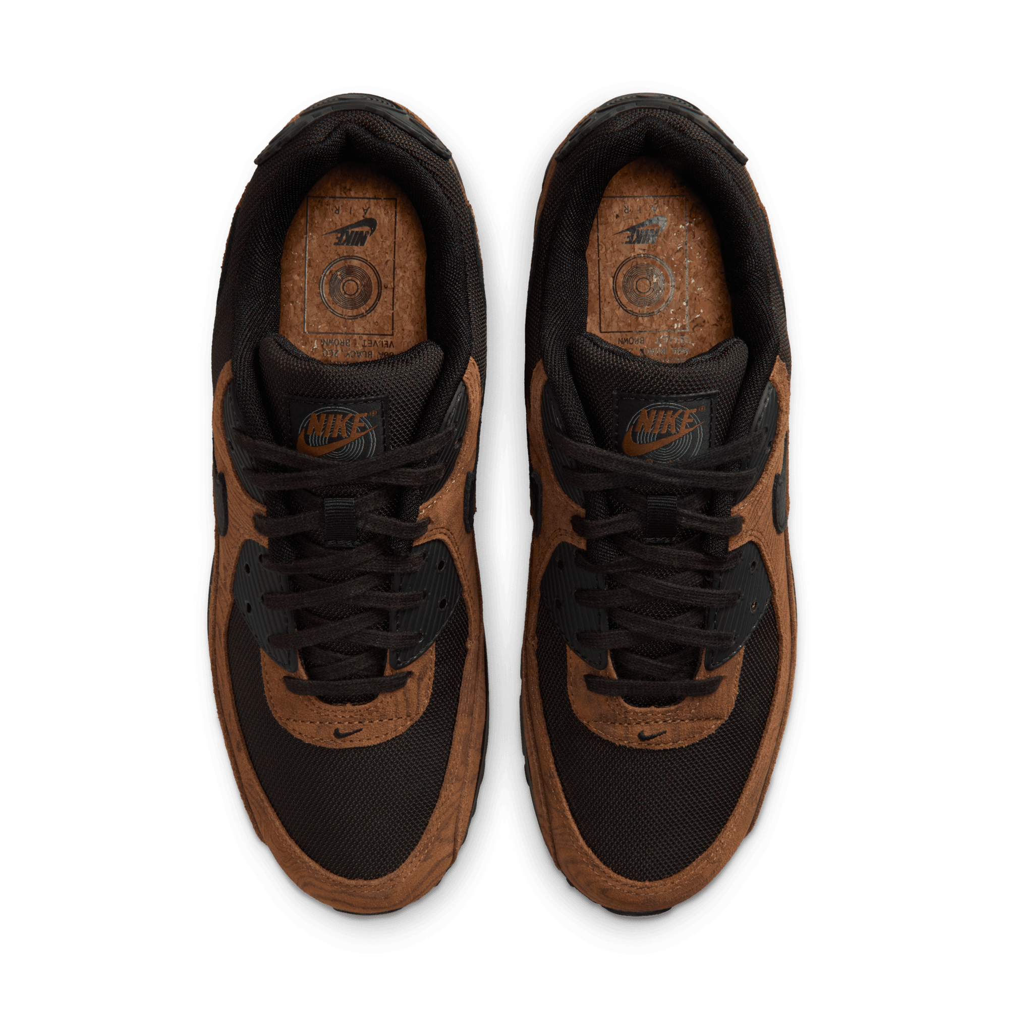 Men's Nike Air Max 90 Premium "Light Brtitish Tan Velvet Brown"