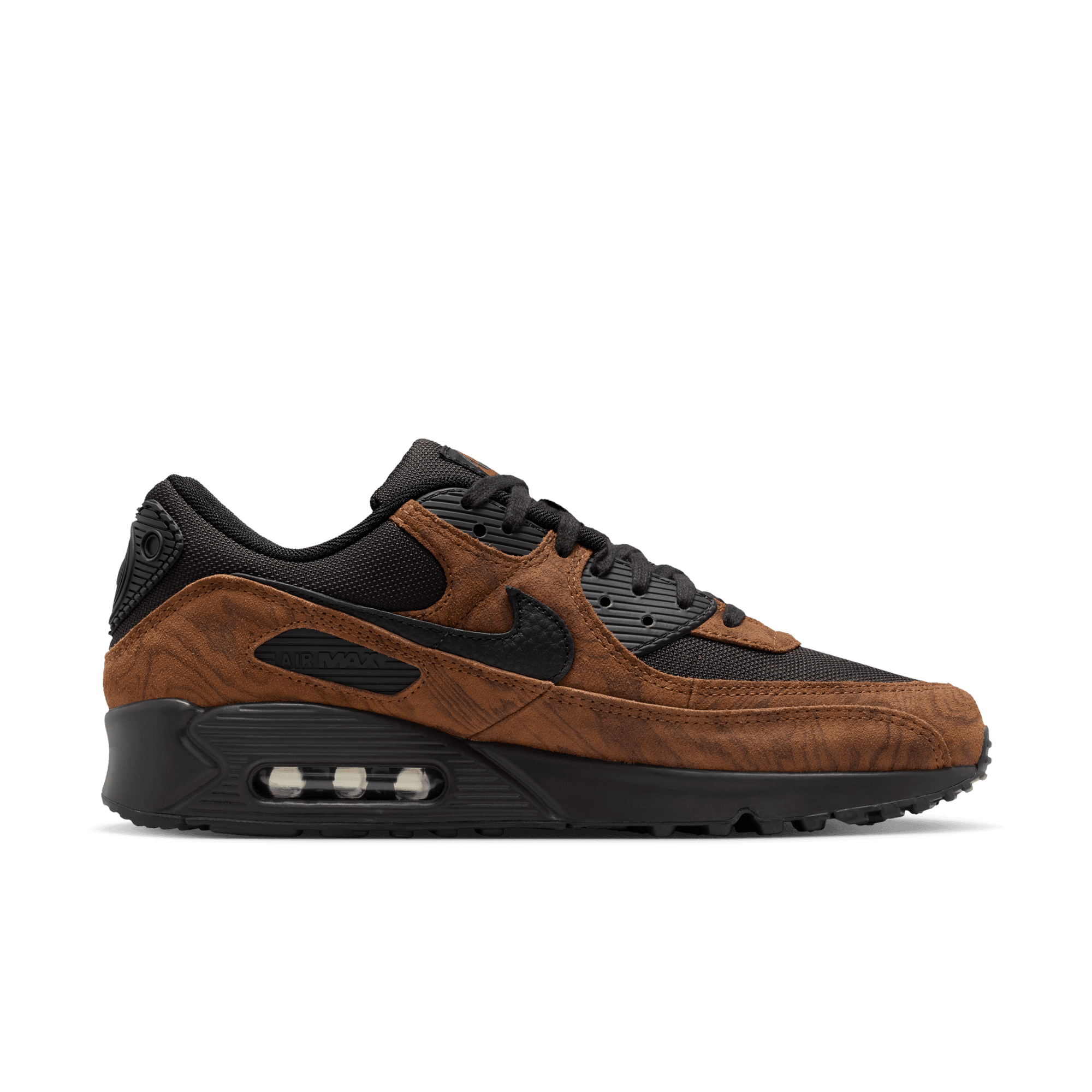 Men's Nike Air Max 90 Premium "Light Brtitish Tan Velvet Brown"