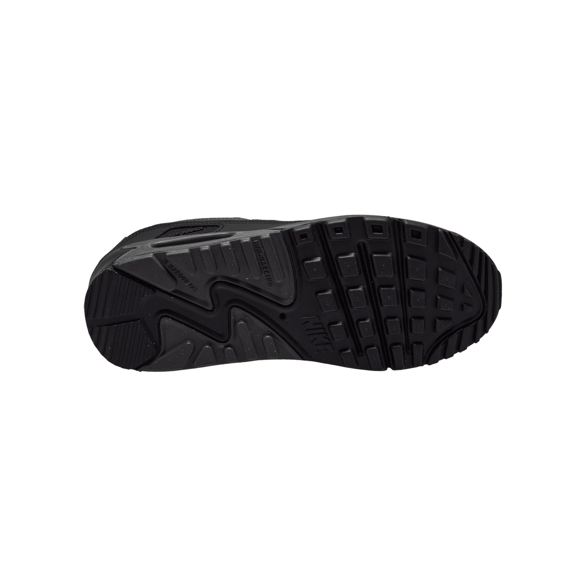 Big Kids' Nike Air Max 90 SE "Black Metallic Silver"