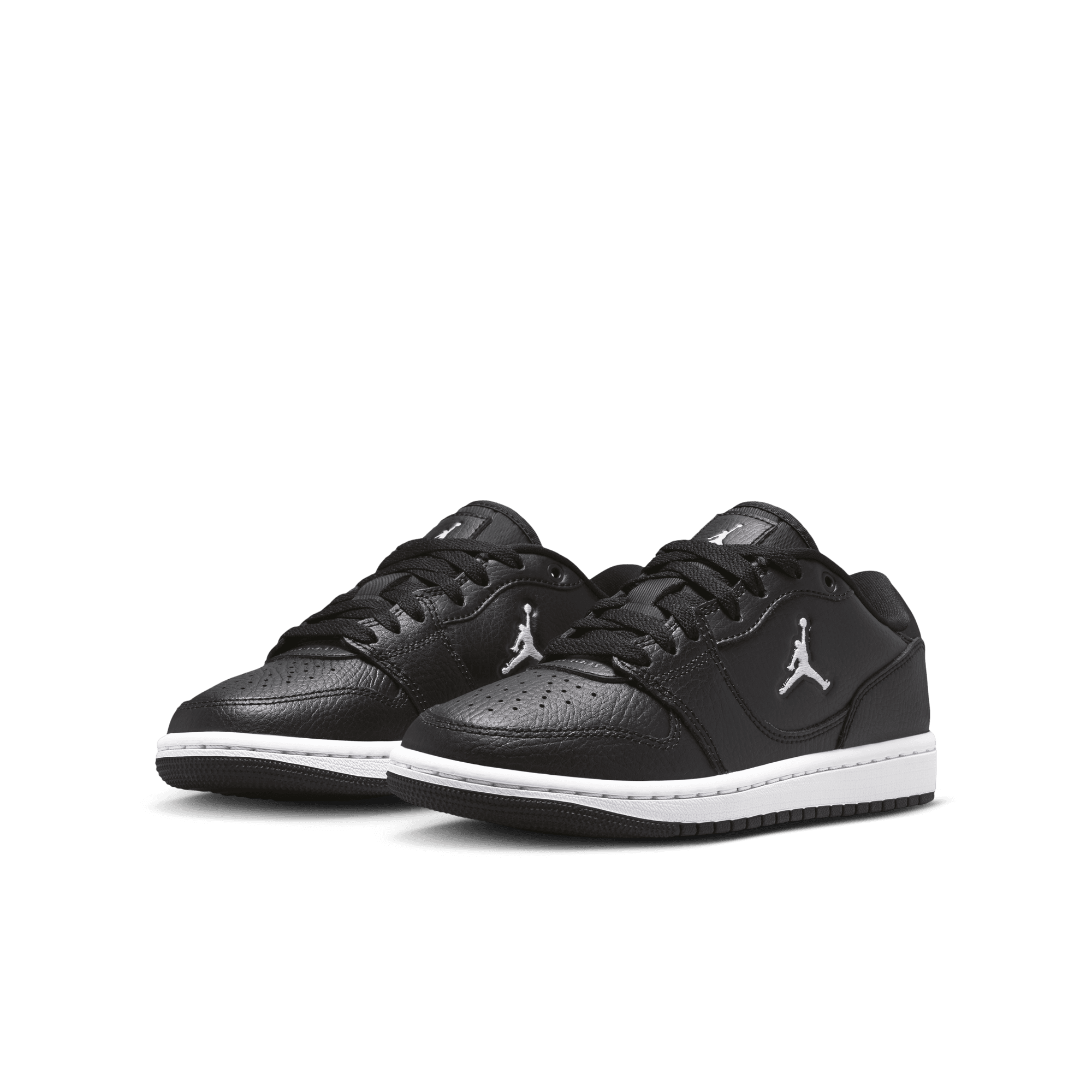 Big Kids' Jordan Court Connect Low "Black White"