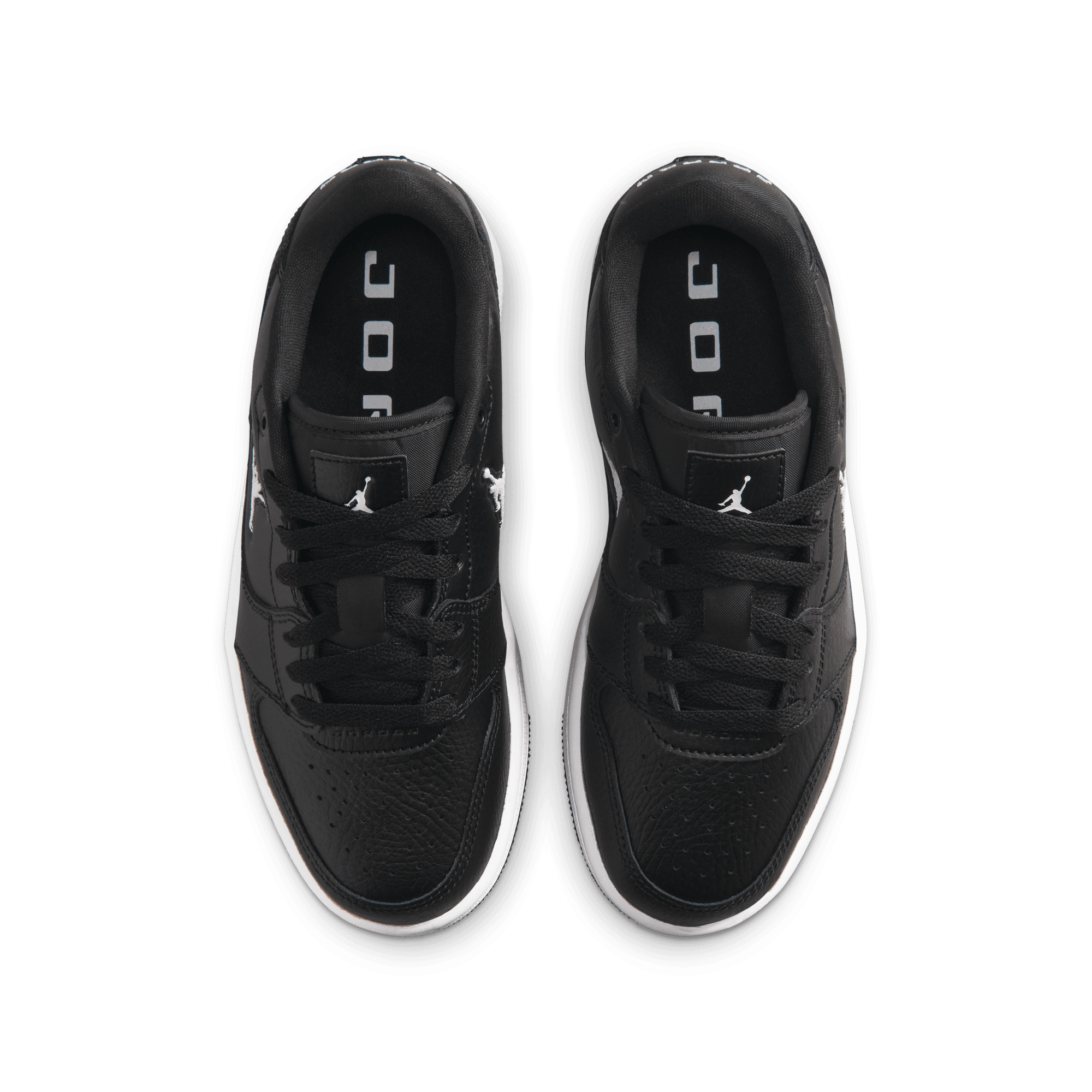 Big Kids' Jordan Court Connect Low "Black White"