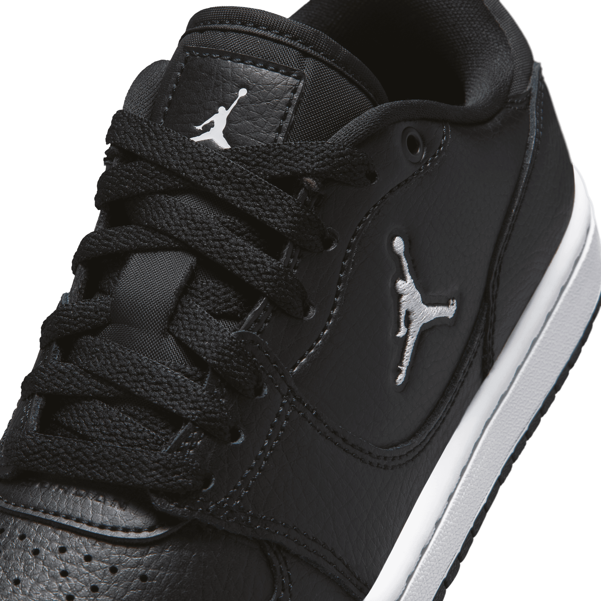 Big Kids' Jordan Court Connect Low "Black White"