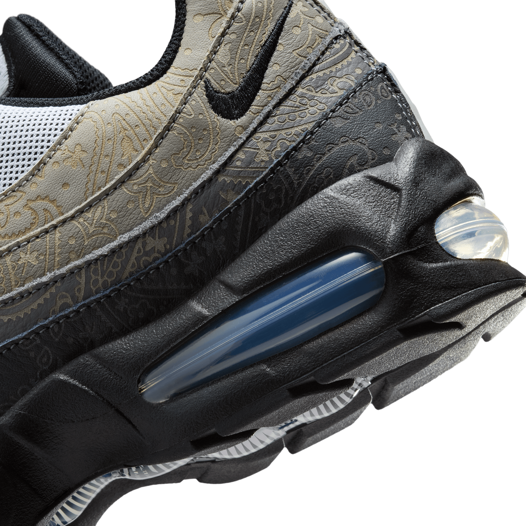 Men's Nike Air Max 95 Big Bubble Leather "Pearl Grey and Light Charcoal"
