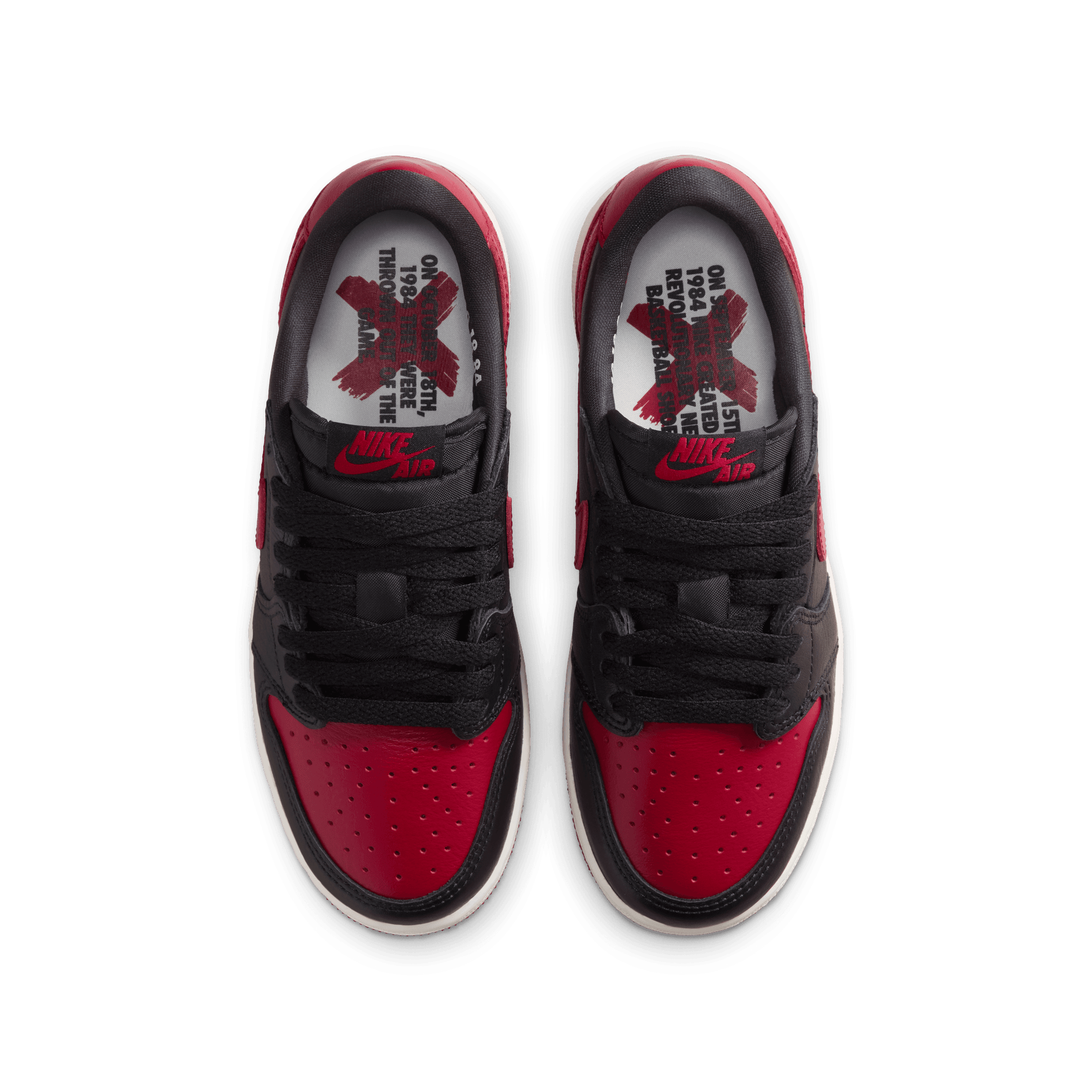 Big Kids' Air Jordan 1 Retro Low OG "Banned" (Unisex )