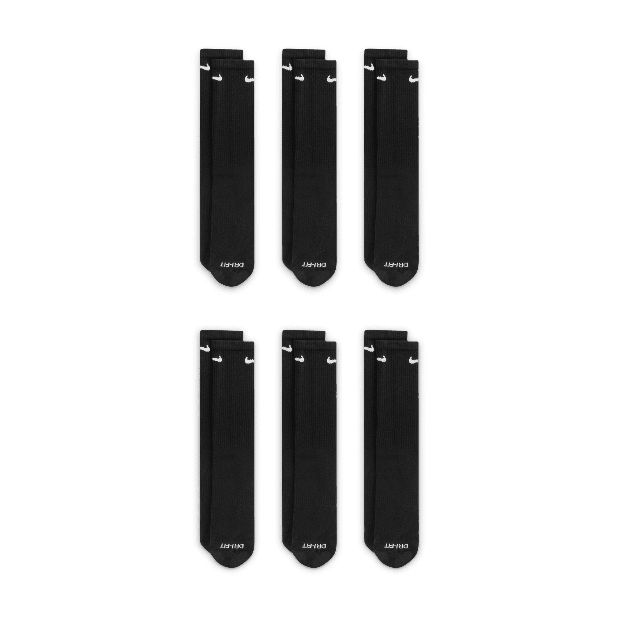 Nike Everyday Plus Cushioned Training Crew Socks (6 Pairs) "Unisex"