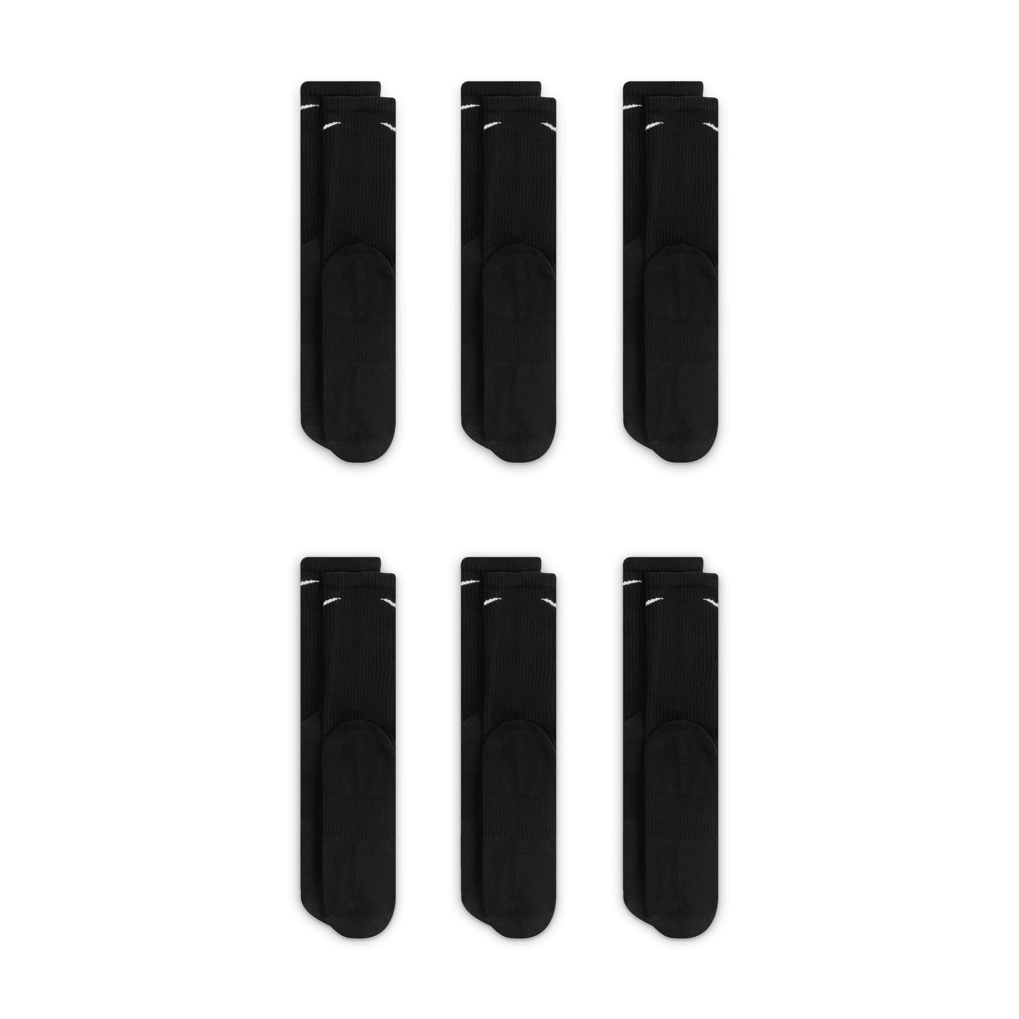 Nike Everyday Plus Cushioned Training Crew Socks (6 Pairs) "Unisex"