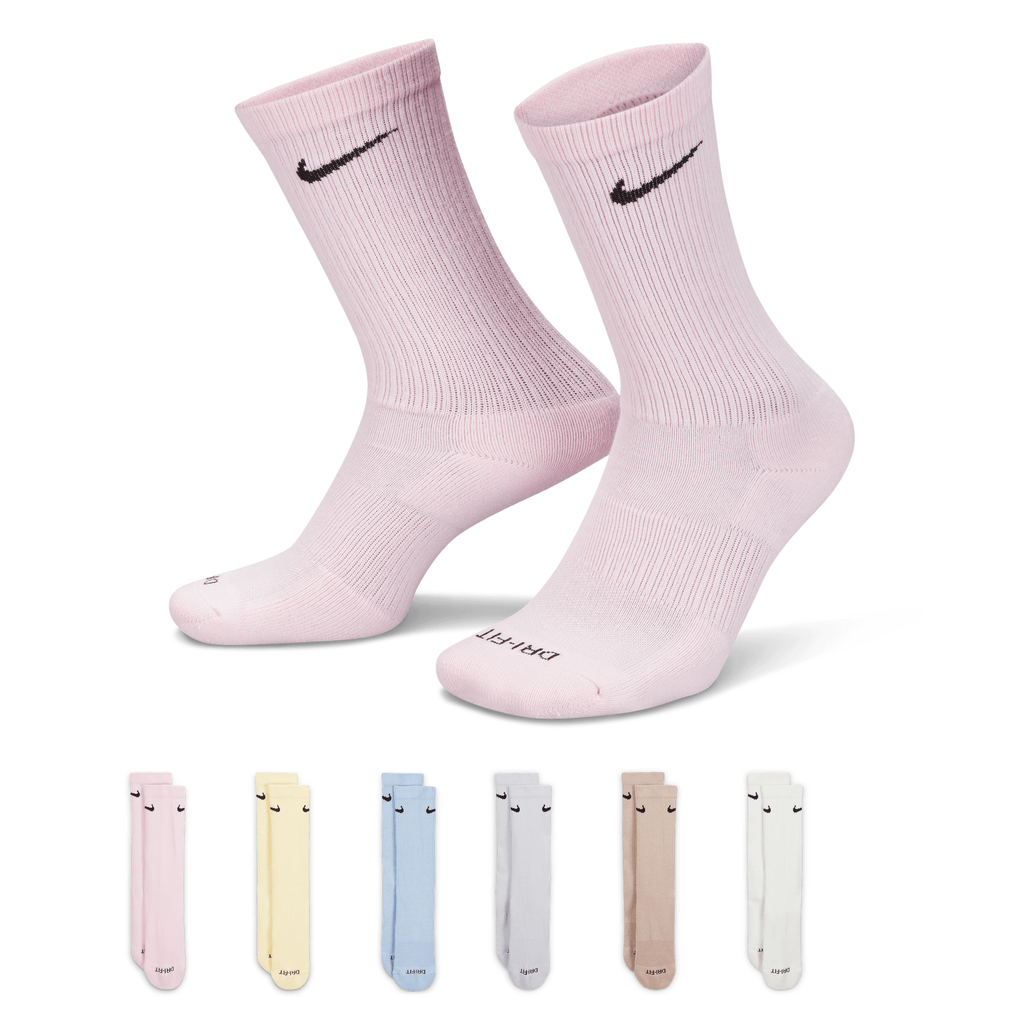 Nike Everyday Plus Cushioned Training Crew Socks (6 Pairs)"Unisex"