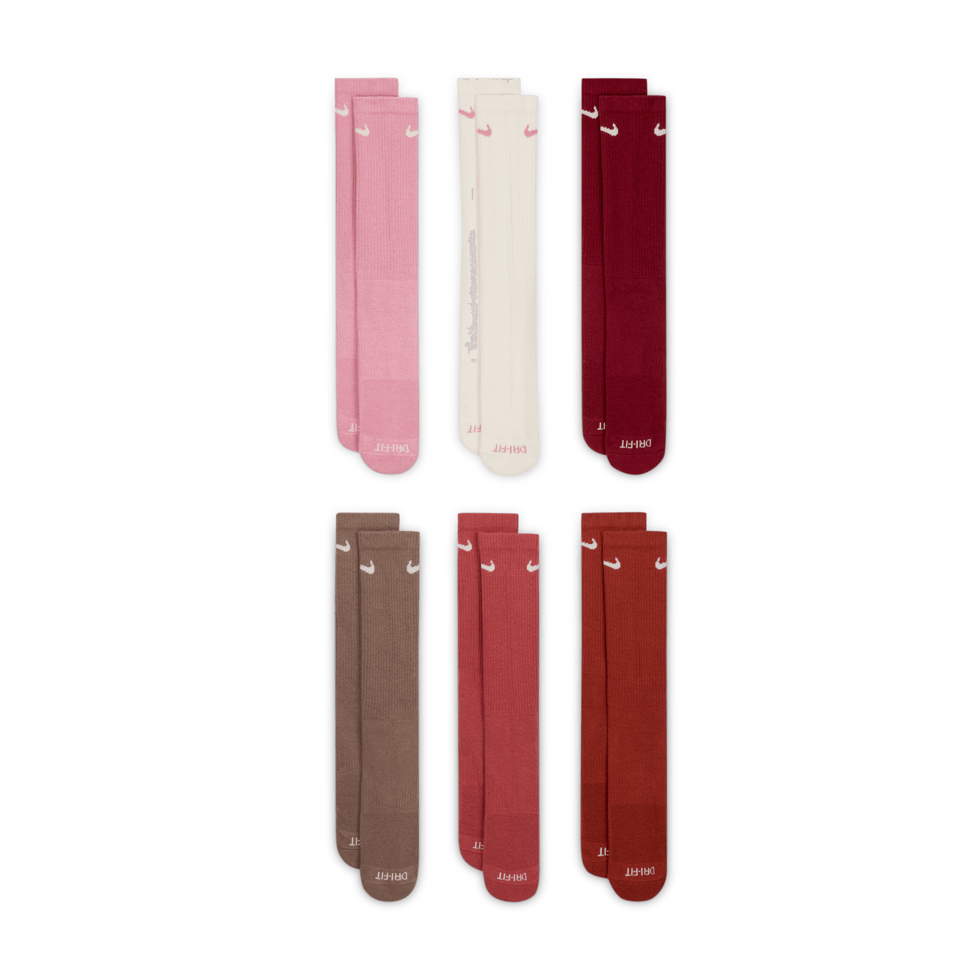 Nike Everyday Plus Cushioned Training Crew Socks (6 Pairs) "Unisex"