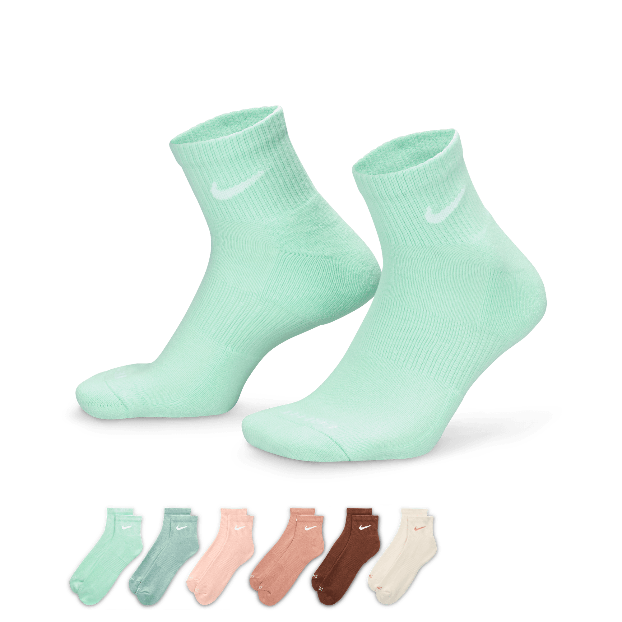 Nike Everyday Plus Cushioned Training Ankle Socks (6 Pairs) "Unisex"