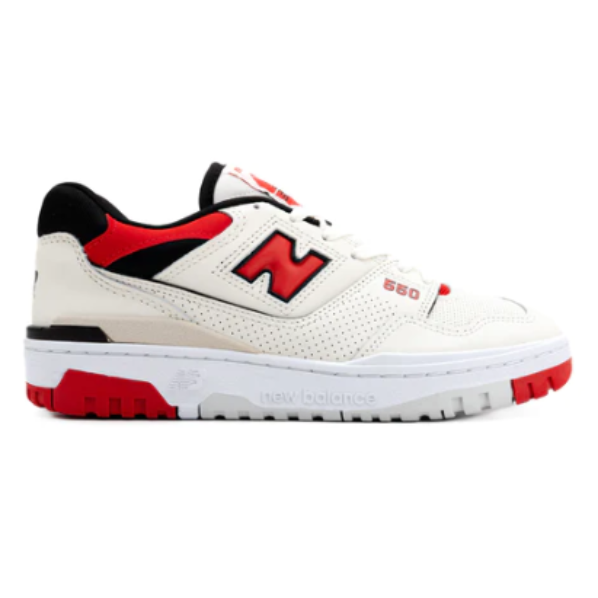 Men's 550 New Balance "Sea Salt True Red"