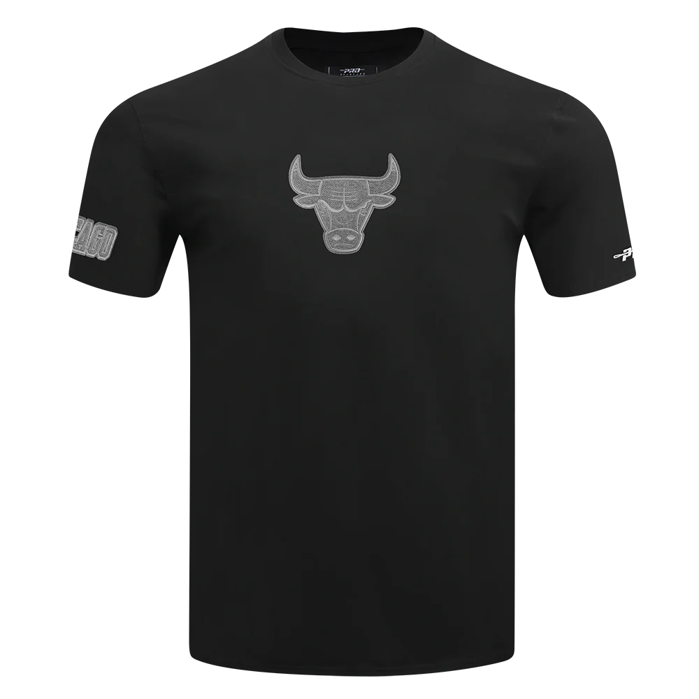 Men's Pro Standard NBA Chicago Bulls Reverse French Terry Drop Shoulder Tee