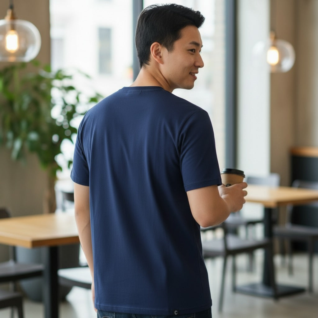 Men's TCI Navy Tee Basic (CLR)