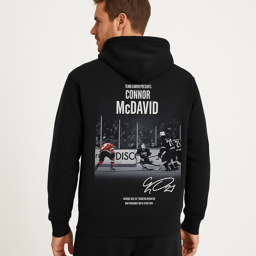 Mitchell and Ness Team Canada Connor MacDavid Golden Goal Hoodie