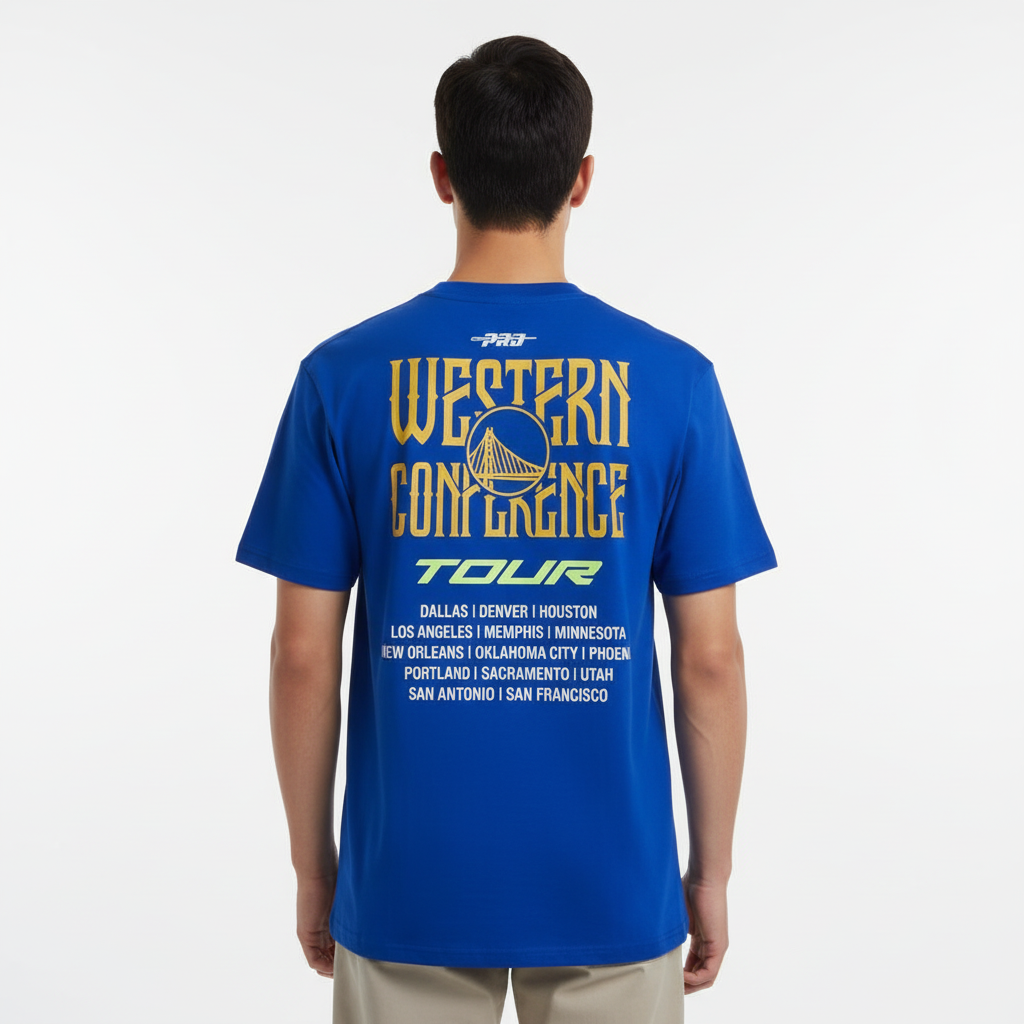 Men’s Pro Standard NBA Golden State Warriors City Tour 2.0 Cotton Jersey Drop Shoulder Tee