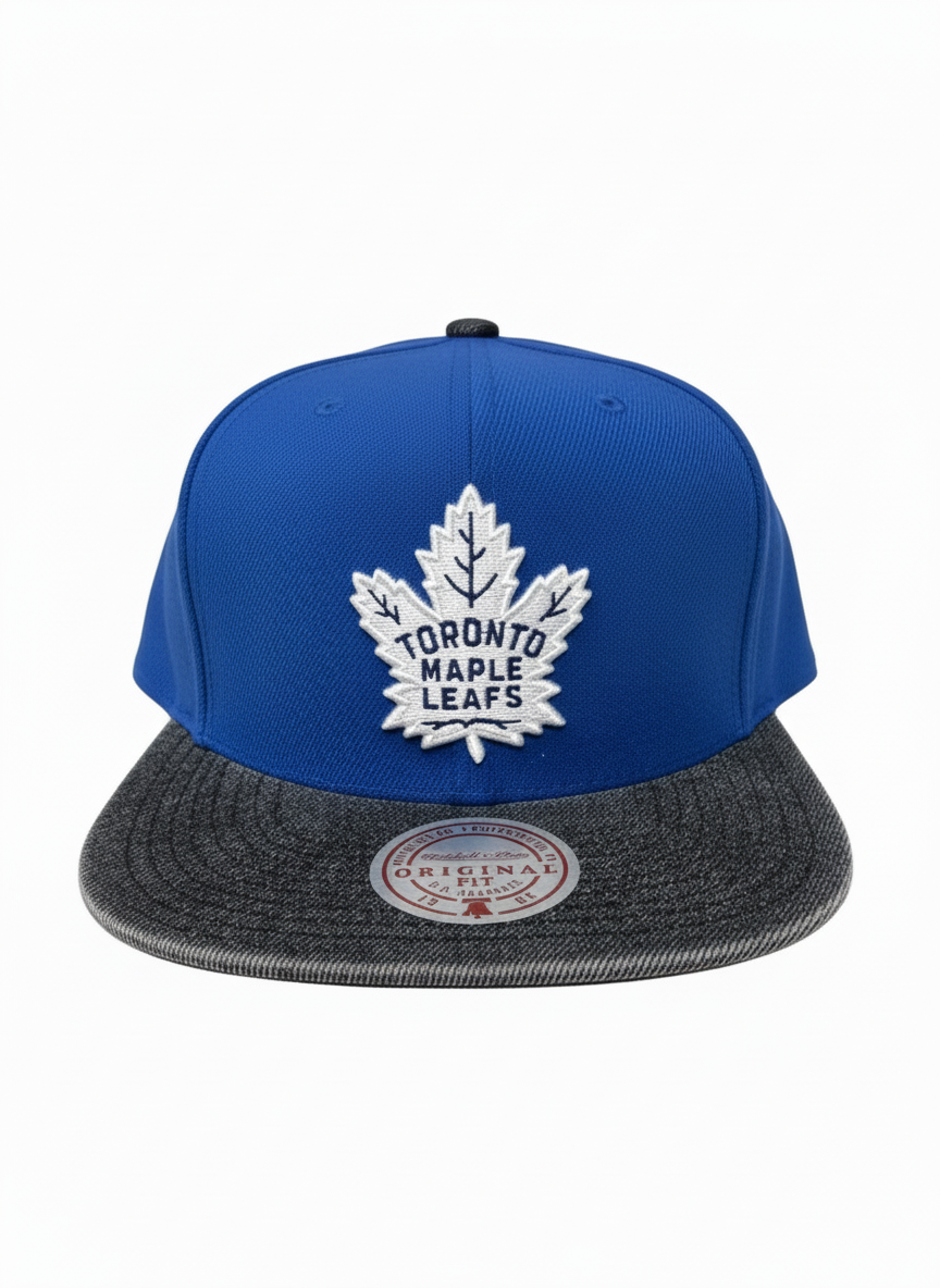 Mitchell And Ness NHL Toronto Maple Leafs Denim Beak Snapback