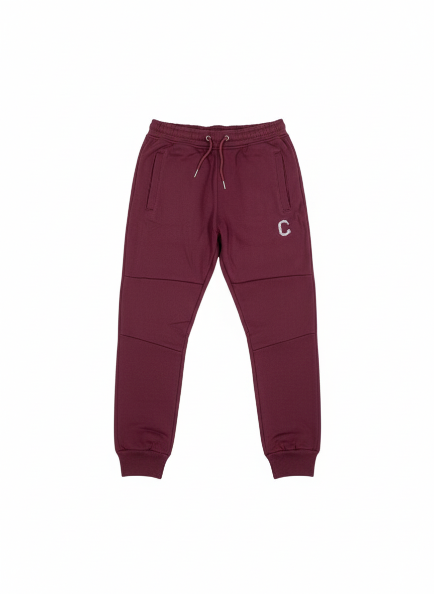 Men's The Closet Inc. Zip Fleece Bottom (Burgundy)