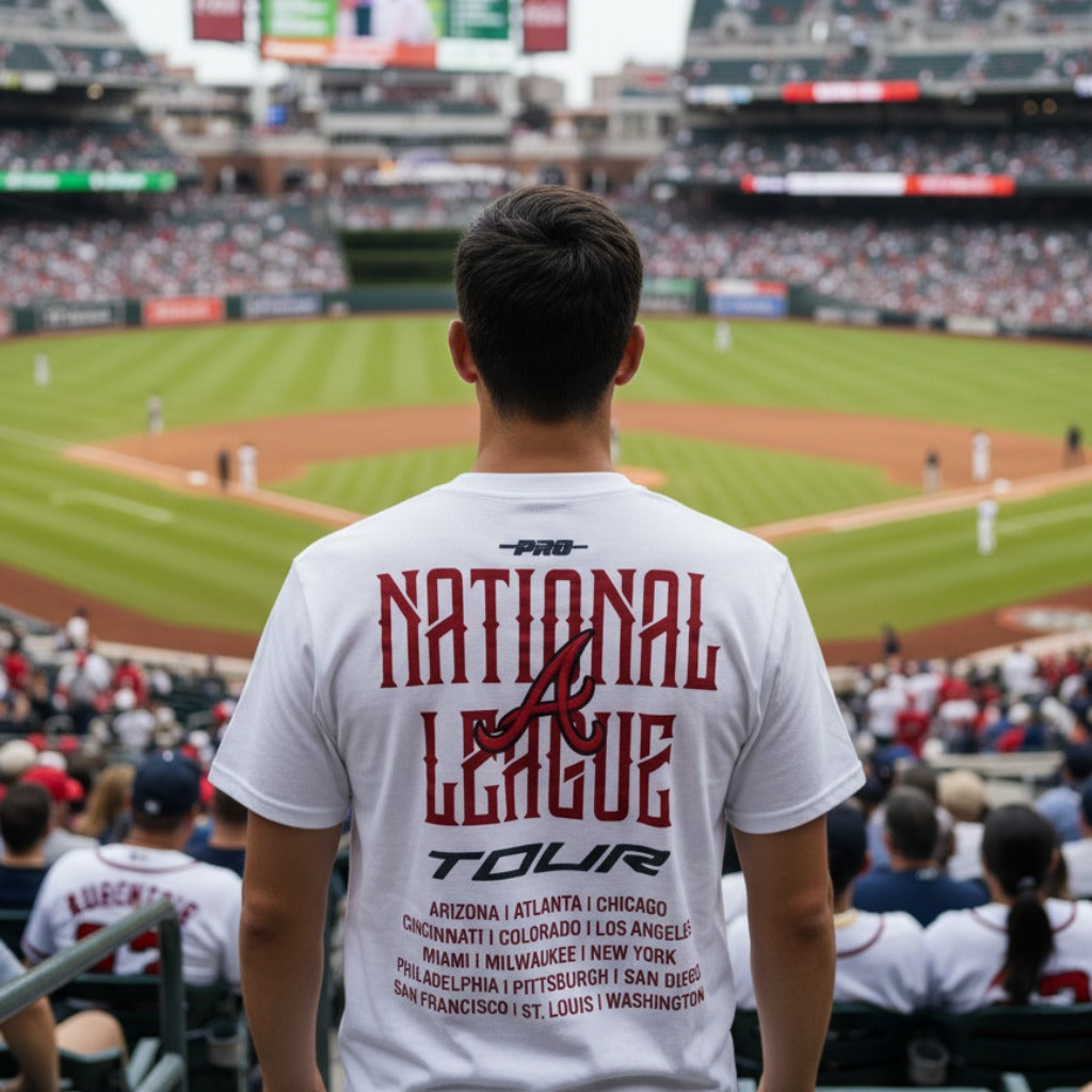 Men's Pro Standard MLB Atlanta Braves City Tour 2.0 Drop Shoulder