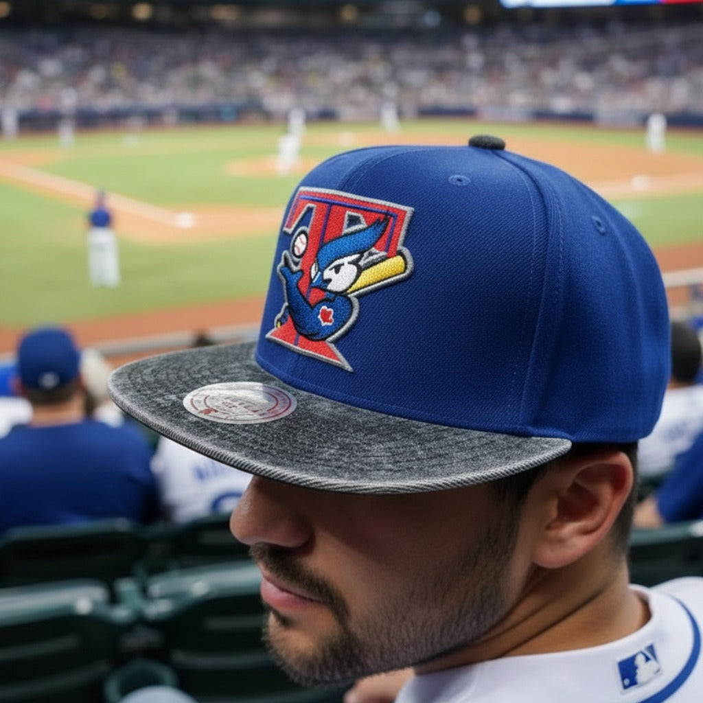 Mitchell And Ness MLB Toronto Blue Jays Denim Beak Snapback