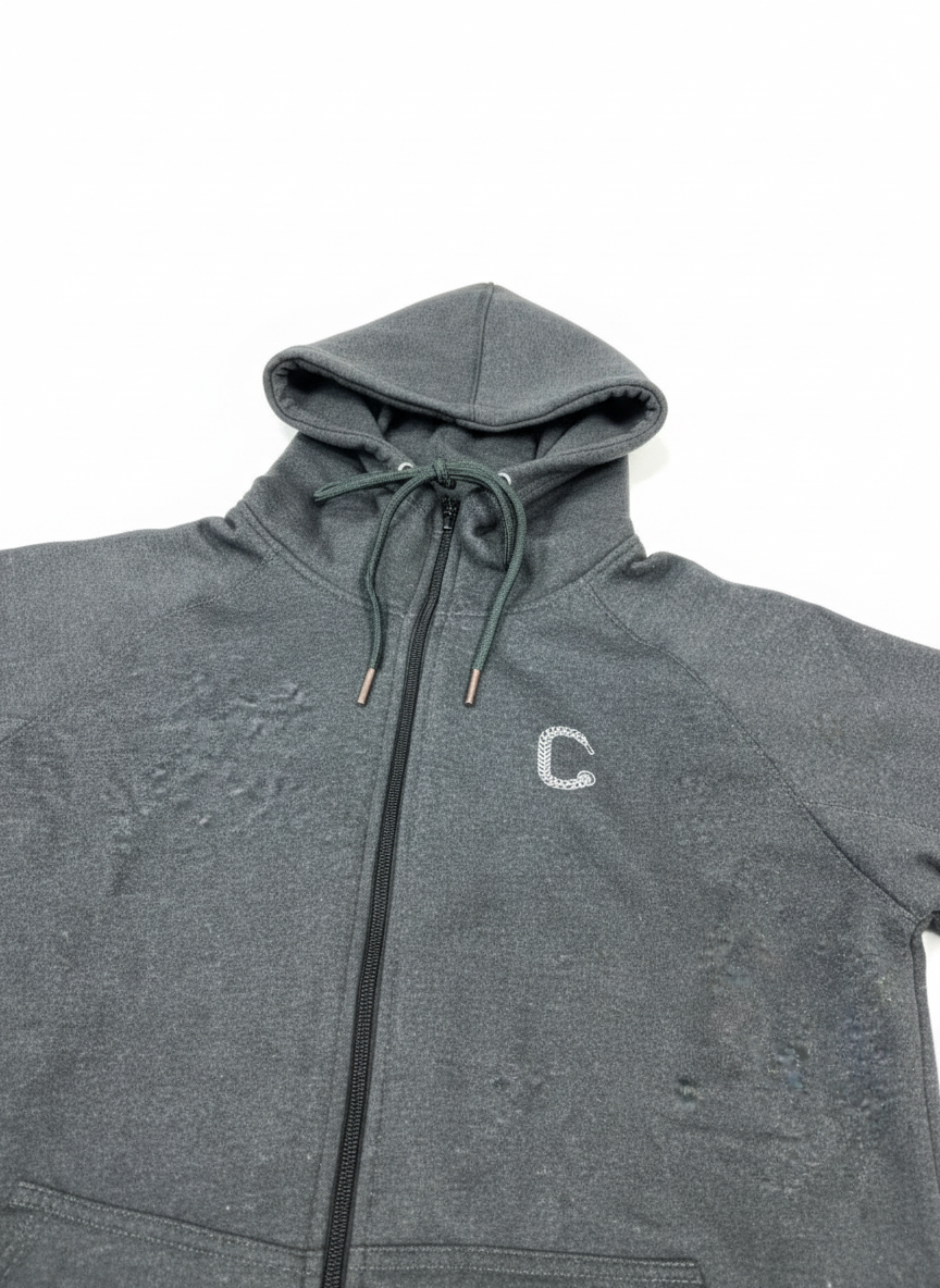 Men's The Closet Inc. Zip Fleece Top (Charcoal)