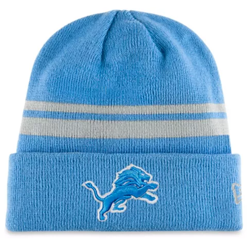 New Era Detroit Lions Cuffed Knit Beanie Hats "Unisex"