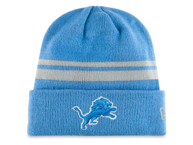 New Era Detroit Lions Cuffed Knit Beanie Hats "Unisex"