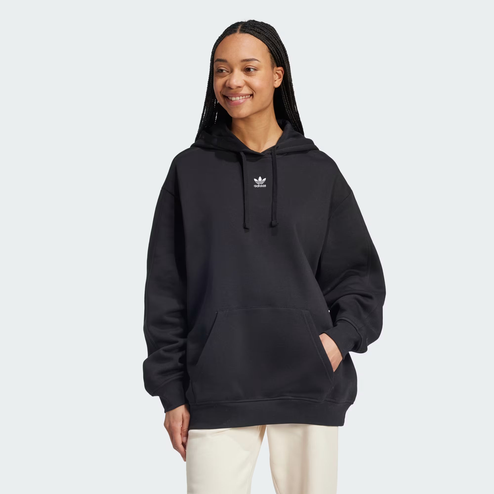 Women's Adidas Orginals Essentials Oversized Fleece Hoodie