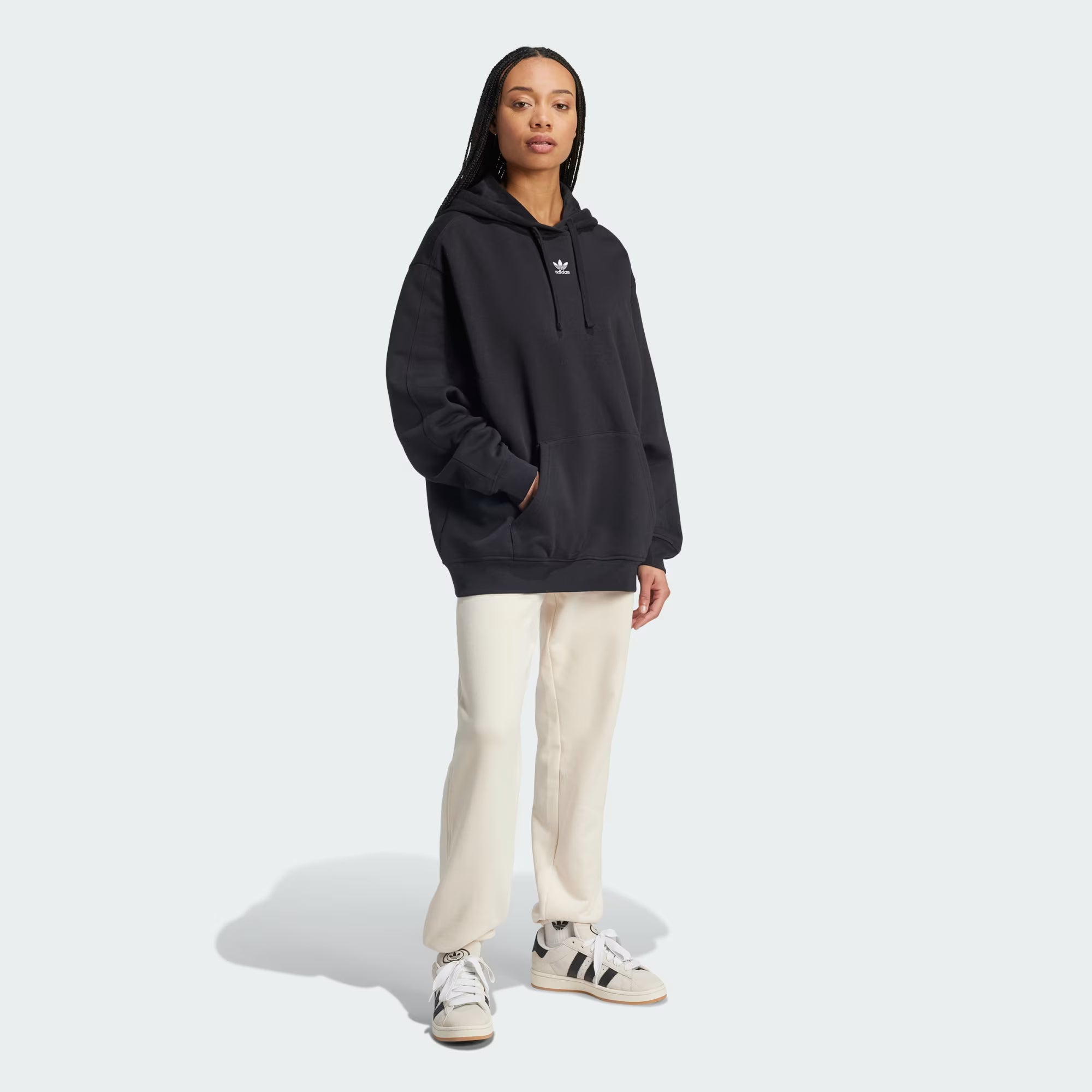Women's Adidas Orginals Essentials Oversized Fleece Hoodie