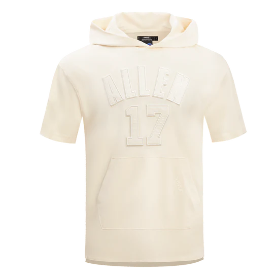 Men's Pro Standard NFL Buffalo Bills Josh Allen #17 Neutral Men's Short Sleeve Pullover Hoodie