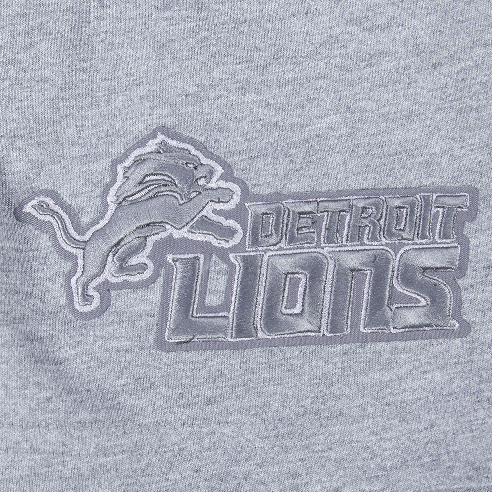 Men's Pro Standard NFL Detroit Lions Reverse French Terry Cotton Jersey Drop Shoulder Tee