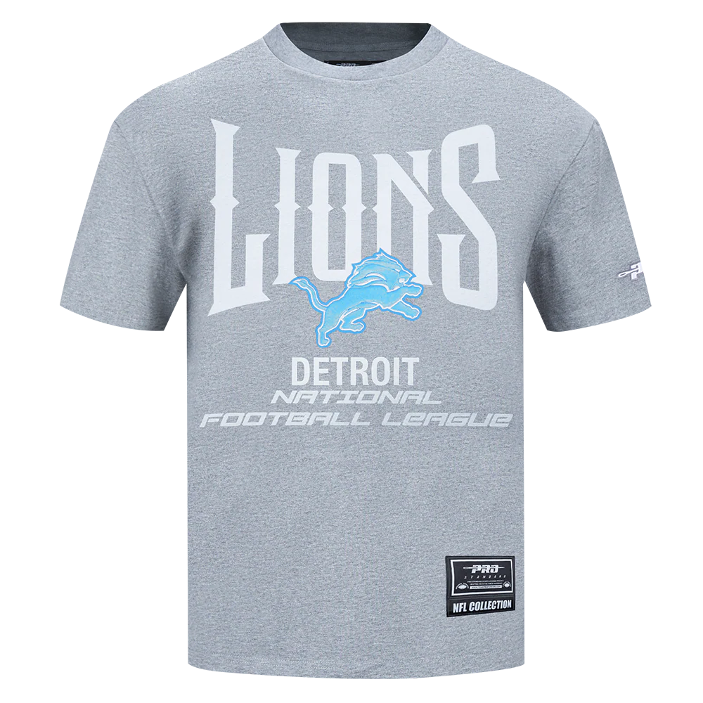 Men's Pro Standard NFL Detroit Lions City Tour 2.0 Drop Shoulder Tee