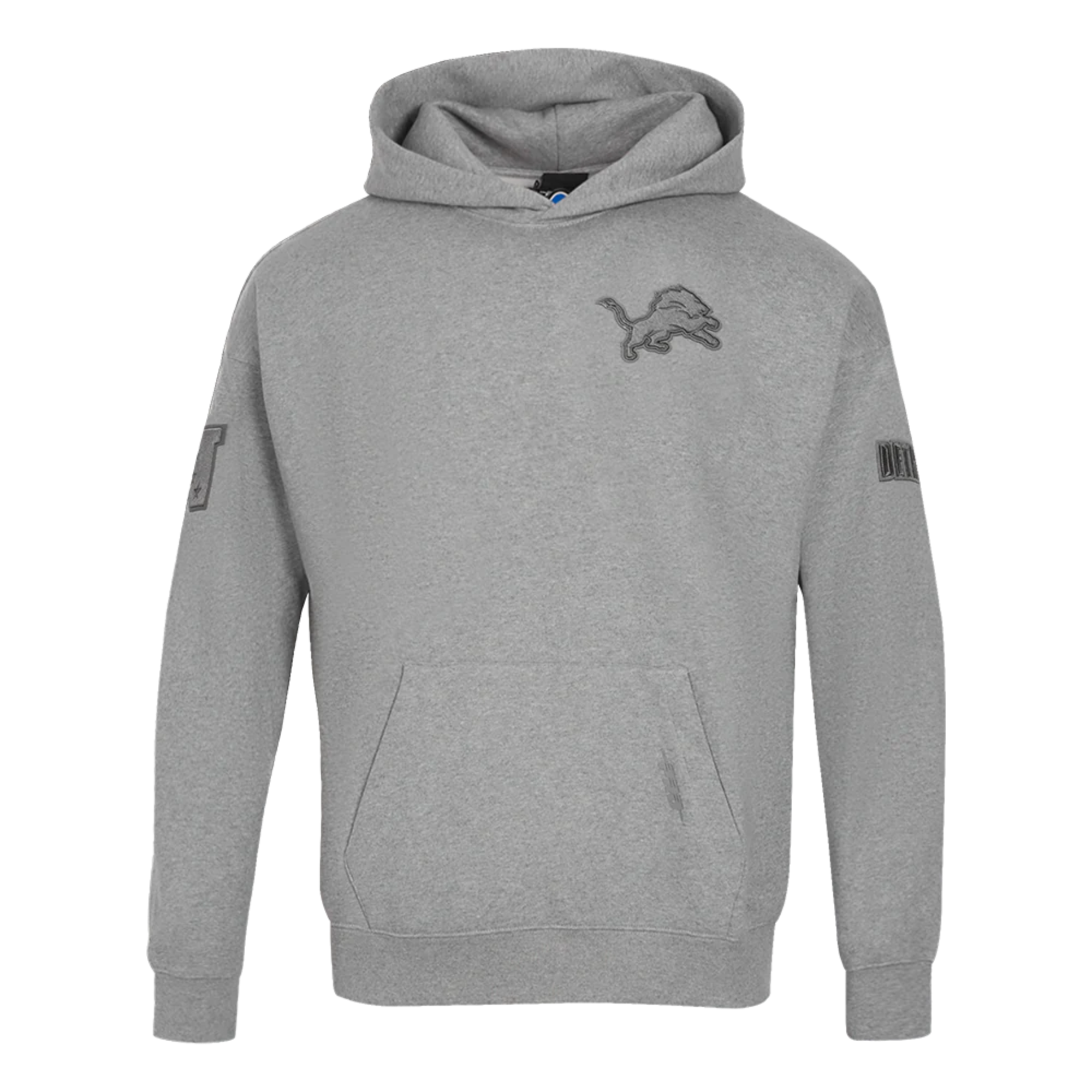 Men's Pro Standard NFL Detroit Lions Neutral Drop Shoulder PO Hoodie